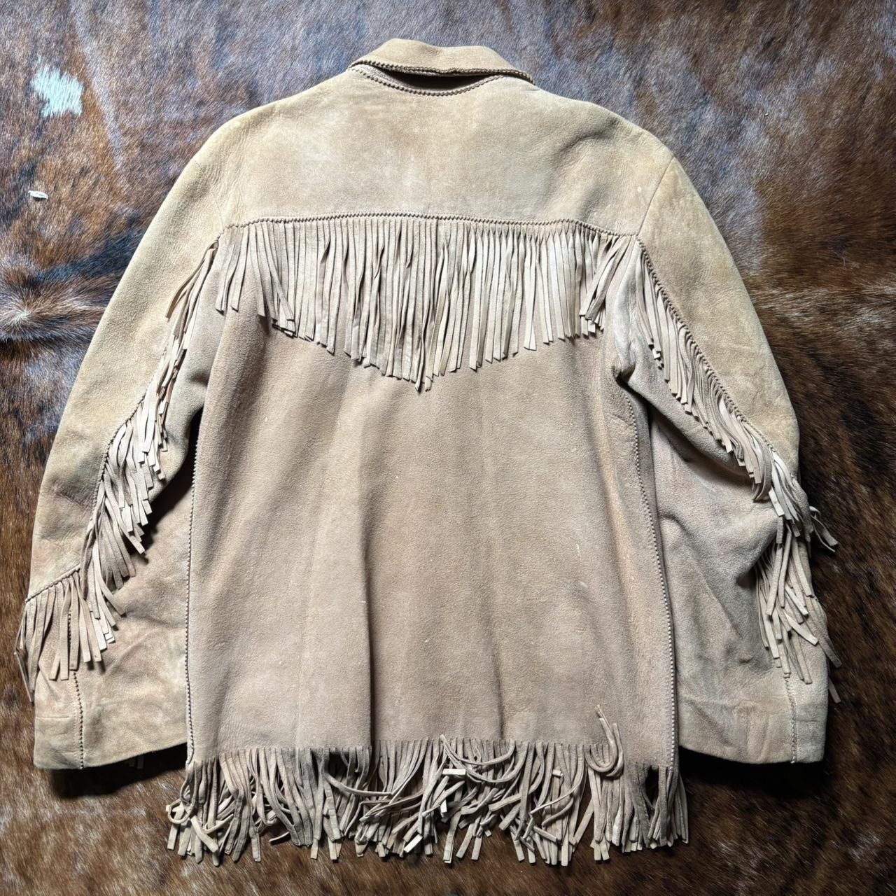 Vintage Vintage 1950s Fringe Leather Jacket Size US M / EU 48-50 / 2 - 7 Thumbnail