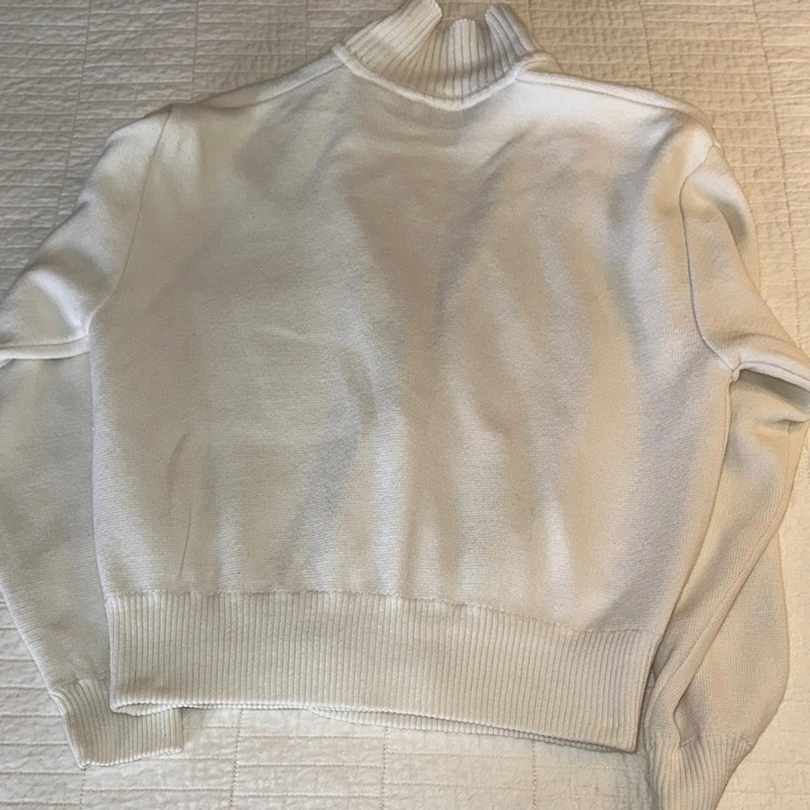 Chaps Ralph Lauren Vintage Knit Chaus Small Double-Breasted Cardigan EUC Sailor Size S / US 4 / IT 40 - 6 Thumbnail