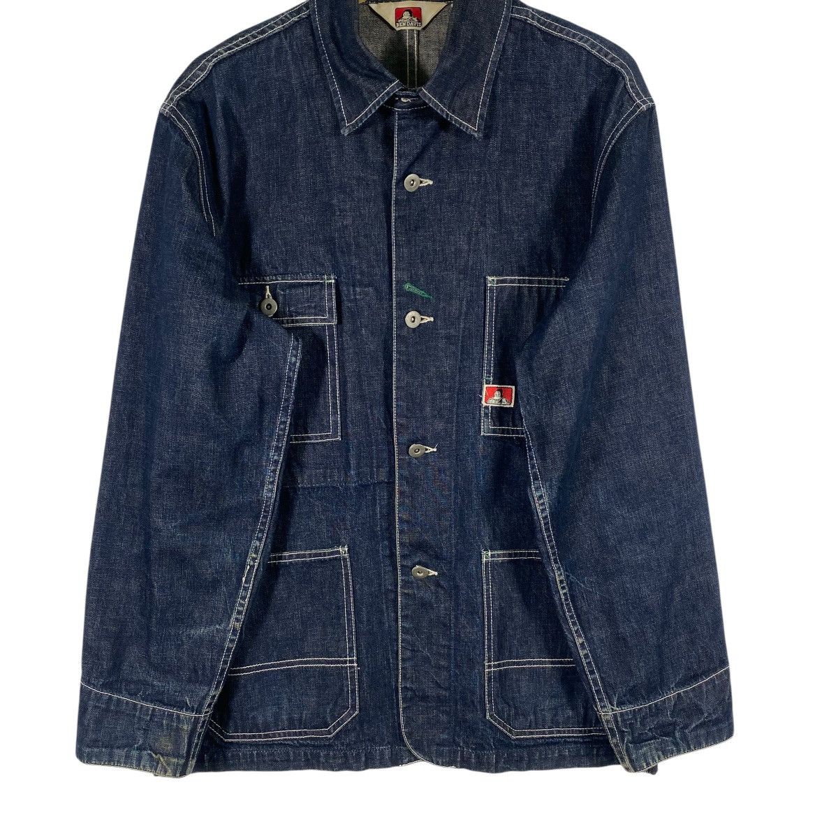 Ben Davis × Vintage Vintage Ben Davis Chore Button Jacket M Size Indogo Colour Size US M / EU 48-50 / 2 - 5 Thumbnail
