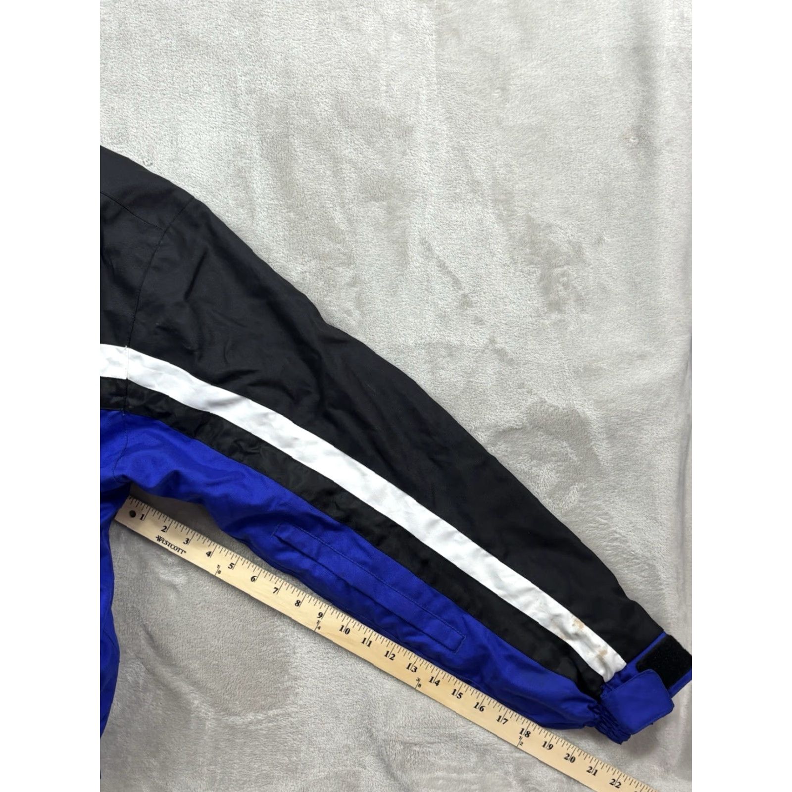 Vintage Teknic Men's Blue Motorcycle Heavy Duty Windproof Armor Liner Jacket 48/58 Size US M / EU 48-50 / 2 - 7 Thumbnail