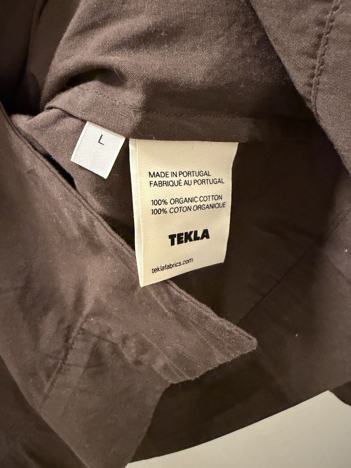 Tekla Tekla Poplin Long-Sleeved Shirt Size US L / EU 52-54 / 3 - 4 Thumbnail