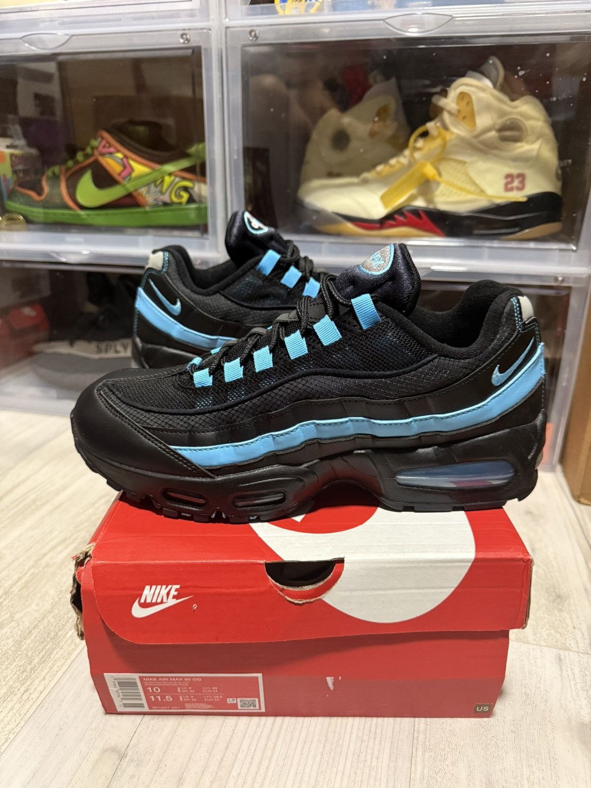 Nike Nike Air Max 95 OG Big Bubble Baltic Blue Size US 10 / EU 43 - 1 Thumbnail