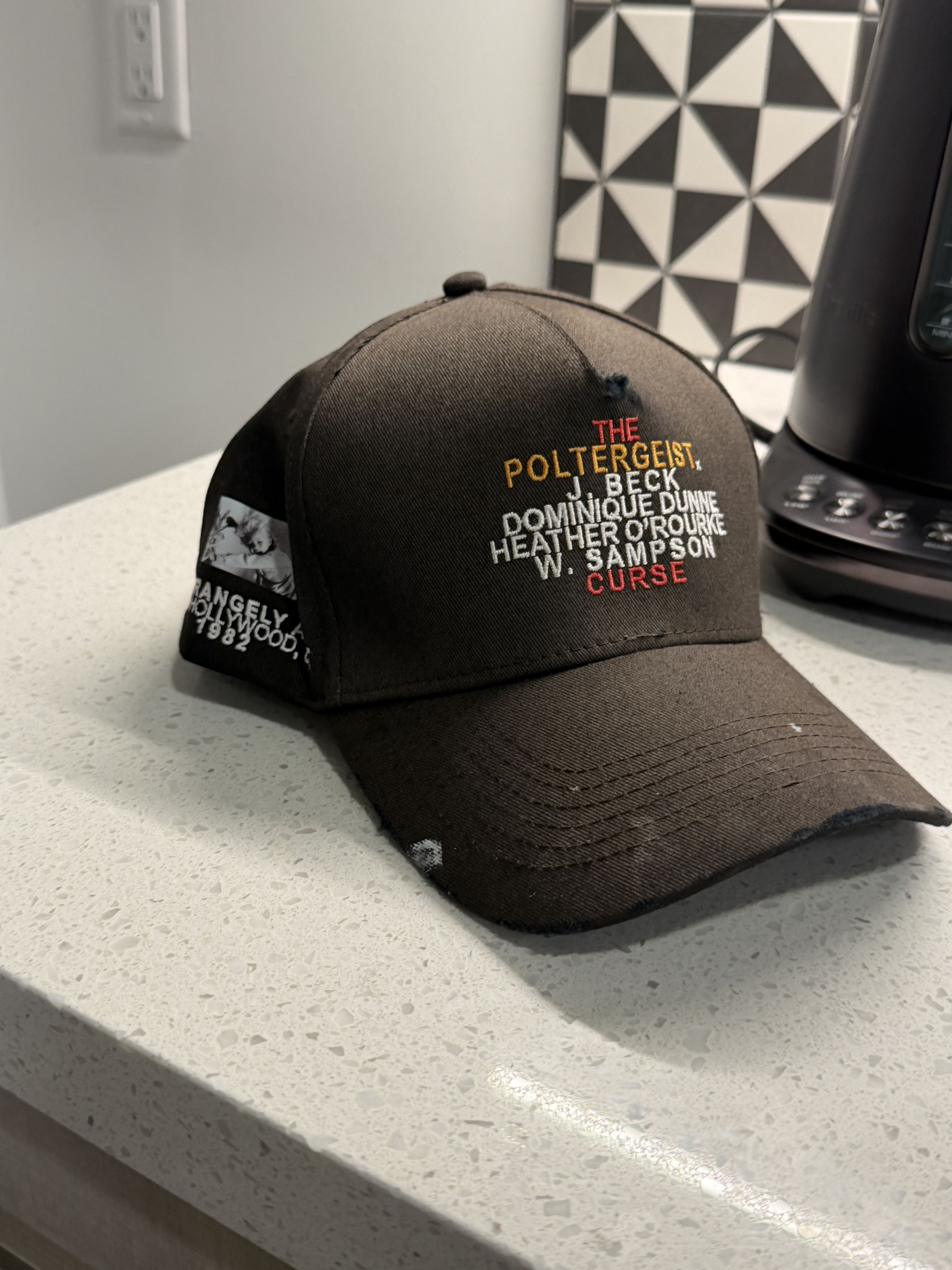 Casquette Snapback PALY Hollywood Rare - Modèle James Dean Death Cult, Marron, Signée - Occasion