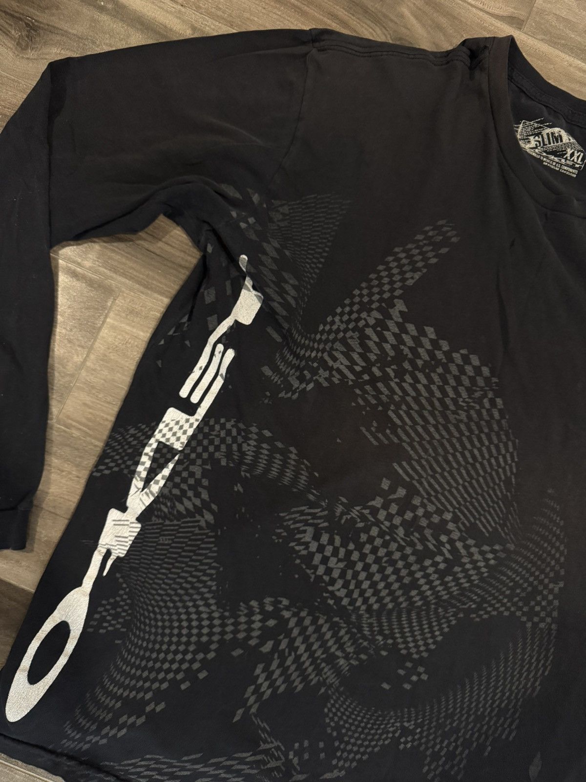 Oakley Vintage thrashed Oakley Long sleeve Software T Shirt y2k Size US XXL / EU 58 / 5 - 2 Thumbnail