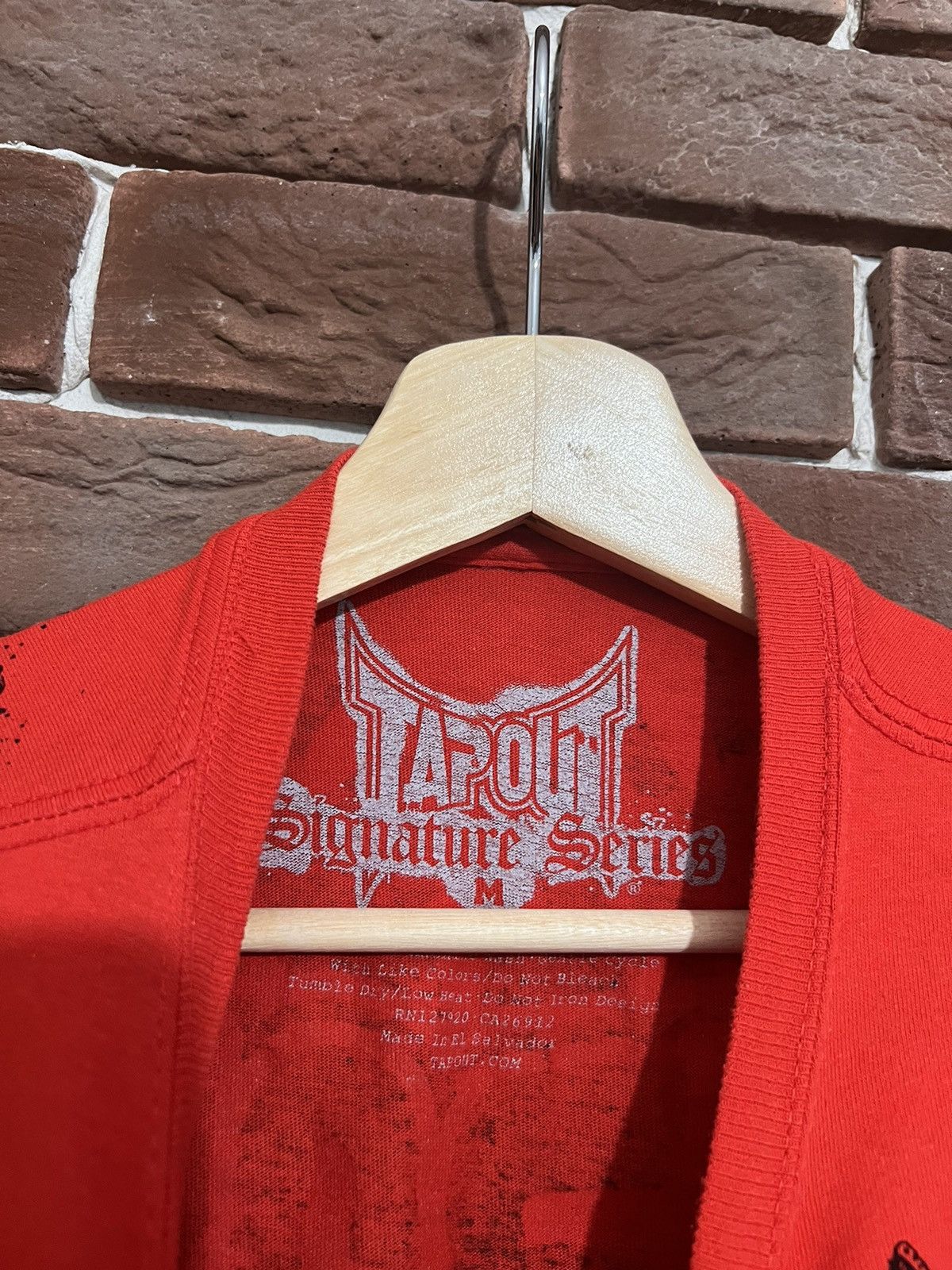 Tapout Vintage Y2K Tapout Signature Series MMA DRIP T-Shirt 00s Size US M / EU 48-50 / 2 - 4 Thumbnail