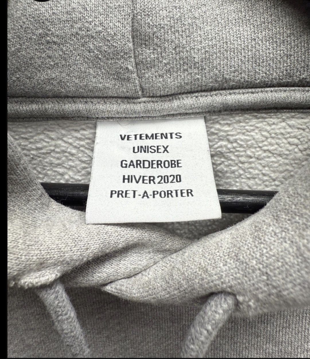 Vetements Vetements Work In Progress Grey Hoodie Size US S / EU 44-46 / 1 - 3 Thumbnail