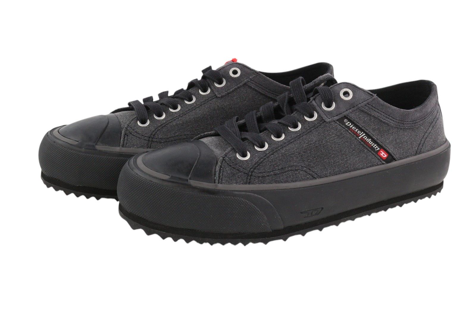 Diesel S-PRINCIPIA LOW X EU43 Unisex Low Top Black Sneakers 40950 Size US 10 / EU 43 - 4 Thumbnail