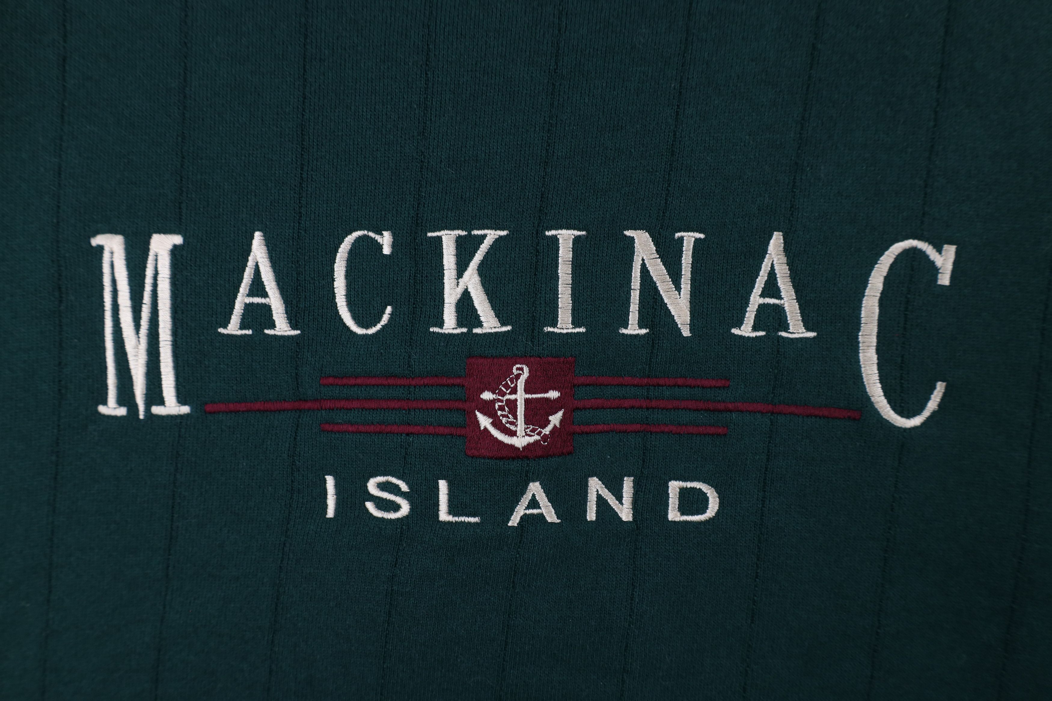 Vintage Vintage 90s Streetwear Mackinac Island Sweatshirt USA Size US XXL / EU 58 / 5 - 4 Thumbnail