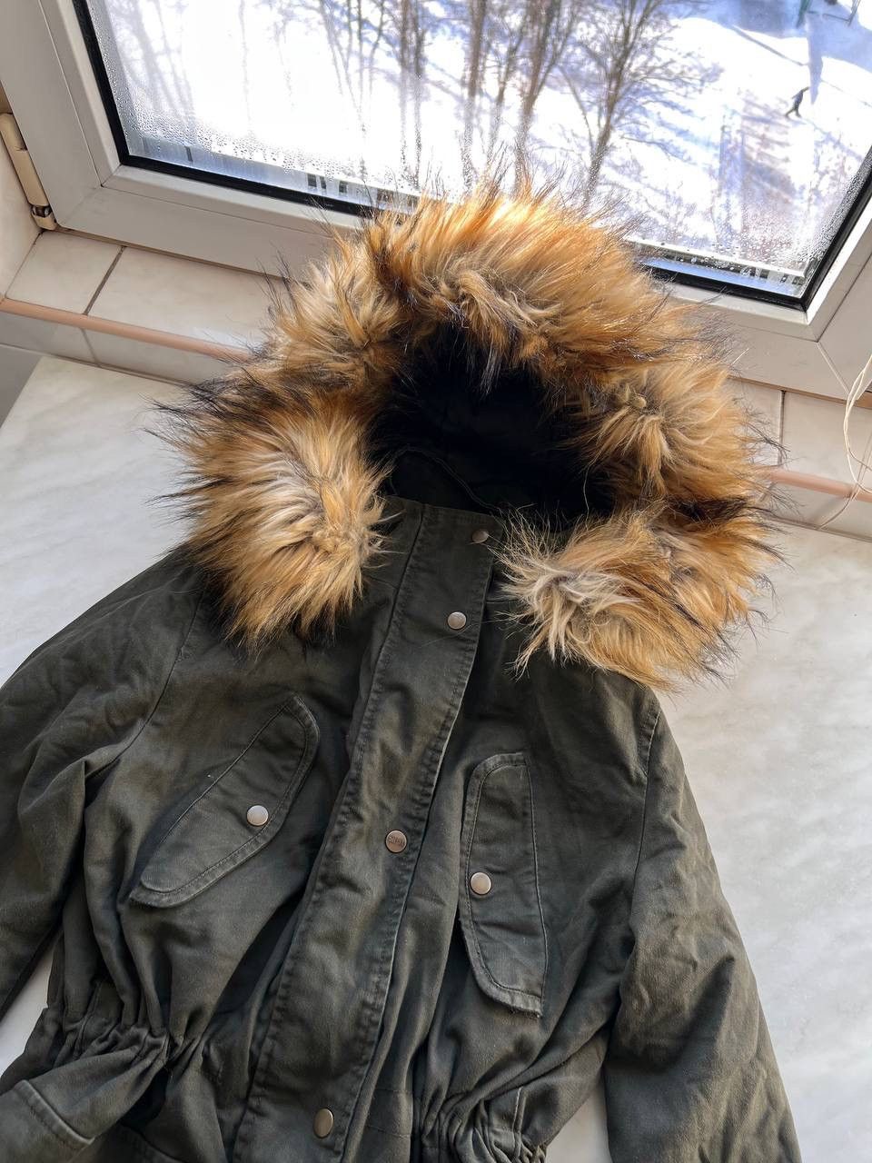Diesel VINTAGE DIESEL FUR JACKET PARKA OLIVE KHAKI AVANT-GARDE Size M / US 6-8 / IT 42-44 - 8 Thumbnail
