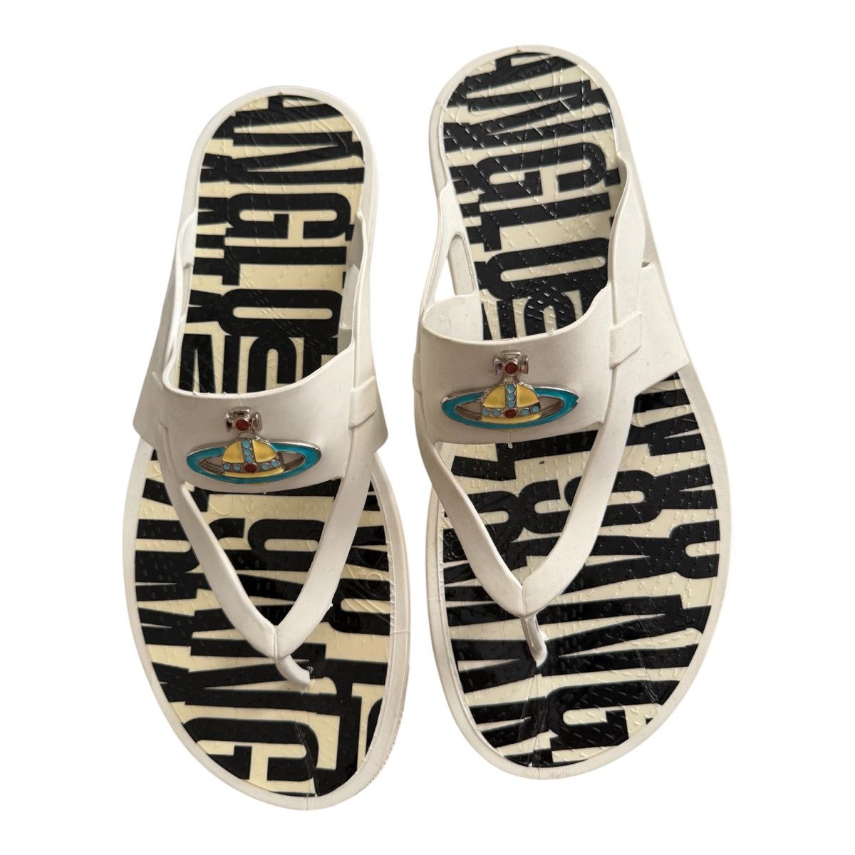 Vivienne Westwood Vivienne Westwood Orb Rubber Slippers Size US 8 / EU 41 - 3 Thumbnail