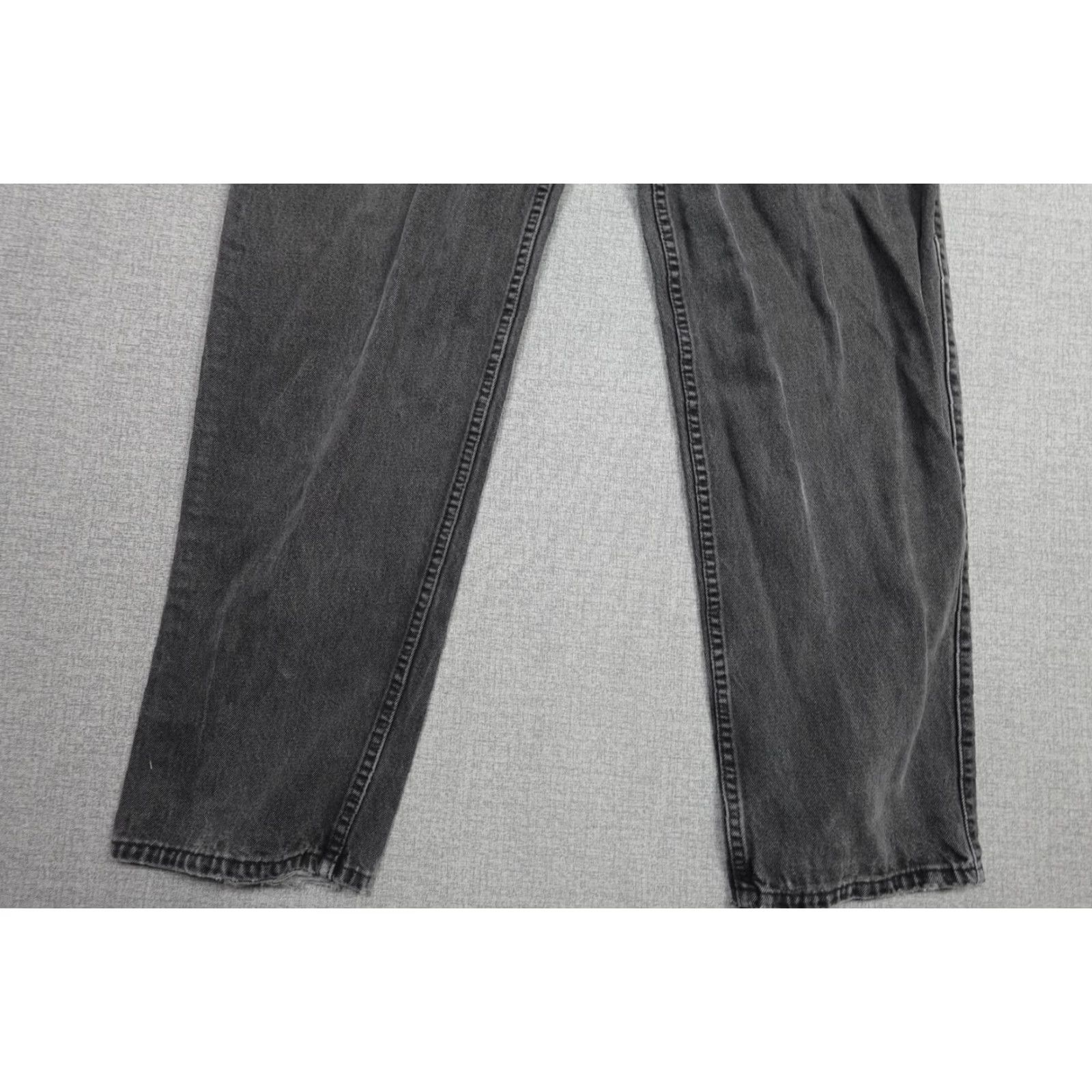 Levi's VINTAGE Levi's 545 Jeans Mens 38x32 Black Loose Baggy Dark Wash Faded 90s USA Staircase? Size US 38 / EU 54 - 4 Thumbnail