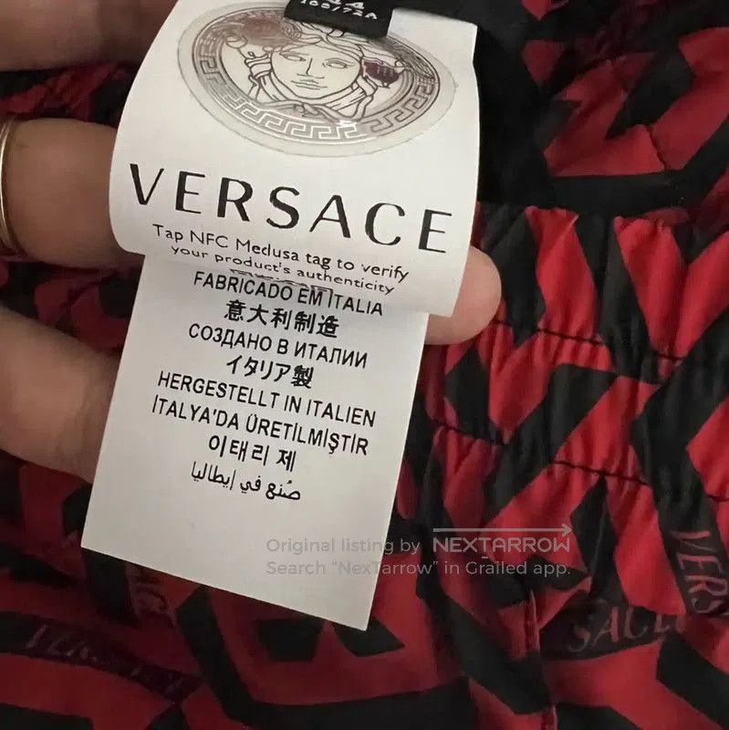 Versace Versace Red Embroidered Men's Casual Pants . Size US 30 / EU 46 - 6 Thumbnail