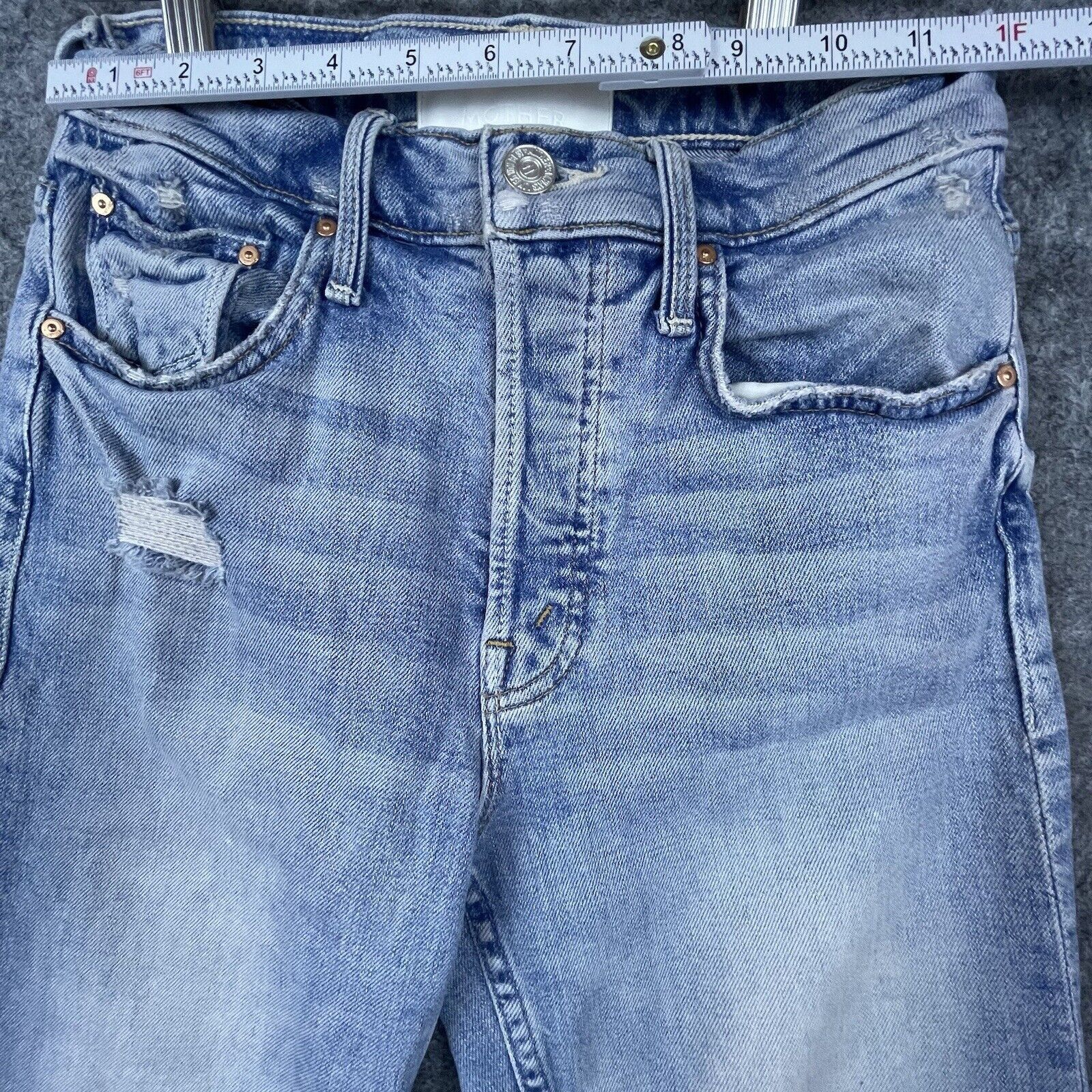 MOTHER Mother Superior Jeans Womens 24 Tomcat Confession Ripped Size 24" / US 00 / IT 34 - 6 Thumbnail