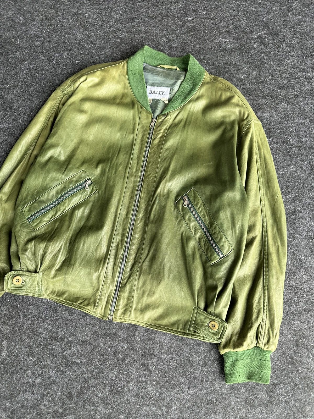 Bally Vintage Bally Leather Jacket Z69 Size US L / EU 52-54 / 3 - 2 Thumbnail