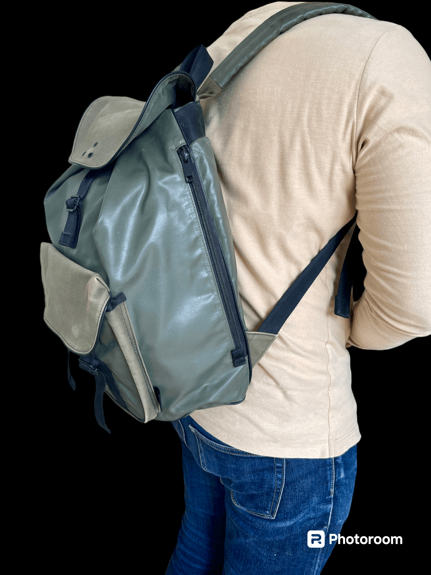 Porter OLIVE GREEN PORTER BAGPACK Size ONE SIZE - 3 Thumbnail