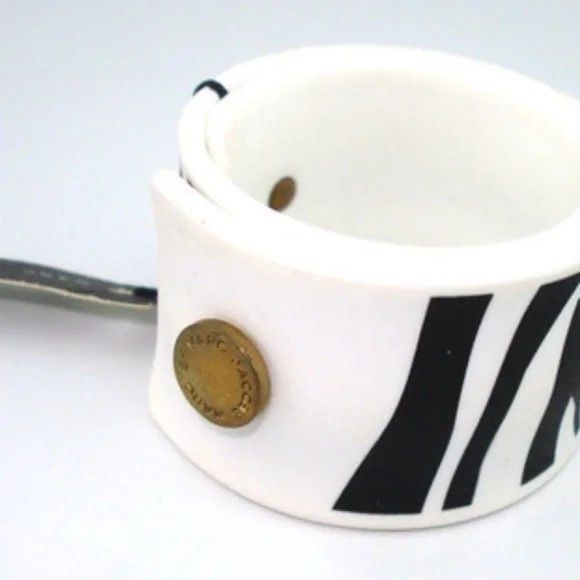 Marc by Marc Jacobs Marc By Marc Jacobs Zebra Print pattern Slap Bracelet Size ONE SIZE - 6 Thumbnail
