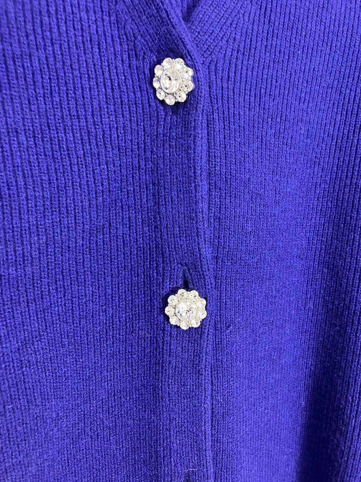 J. Jill J. Jill Cardigan Sweater Purple Button Front Size XS / US 0-2 / IT 36-38 - 5 Thumbnail