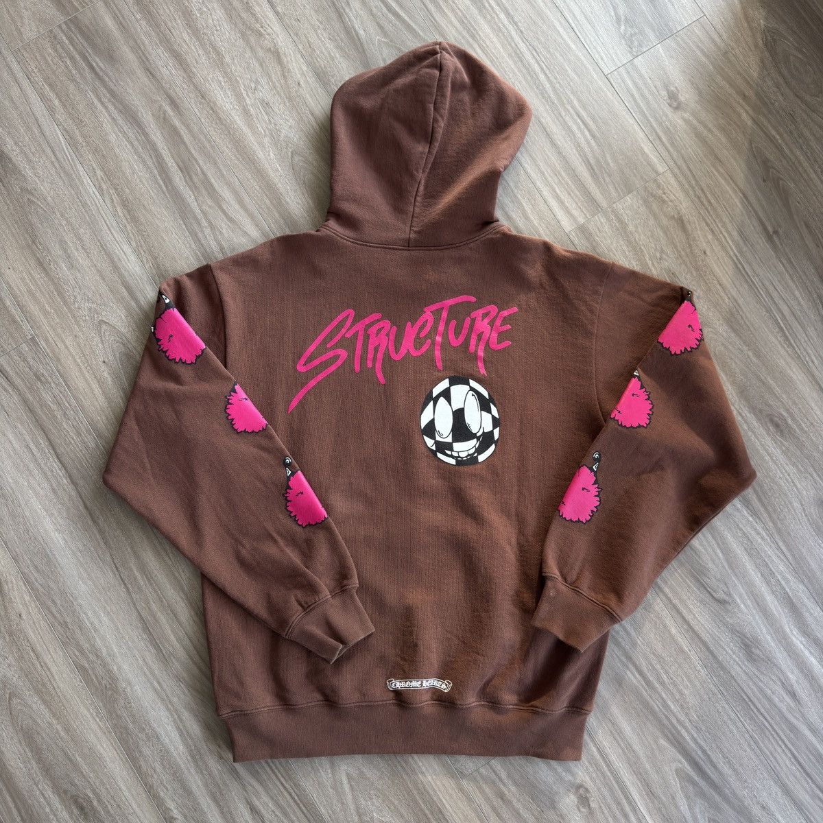 Chrome Hearts Chrome Hearts x Matty Boy Structure Hoodie Brown/Pink Size US L / EU 52-54 / 3 - 2 Thumbnail