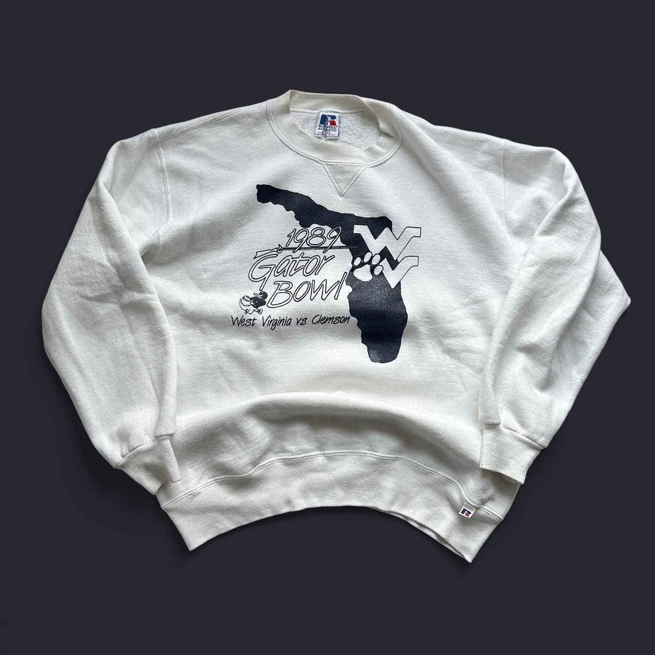 Russell Athletic Rare Vintage Russell 1989 Gator Bowl Sweatshirt XL White Size US L / EU 52-54 / 3 - 1 Thumbnail