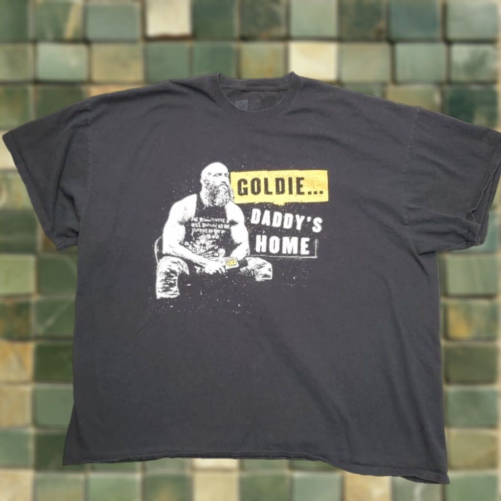 Vintage VINTAGE Wrestling Shirt Men XXXXL Black WWE 4XL Tommaso Ciampa Goldie Daddys Home TEE Size US XXL / EU 58 / 5 - 1 Thumbnail