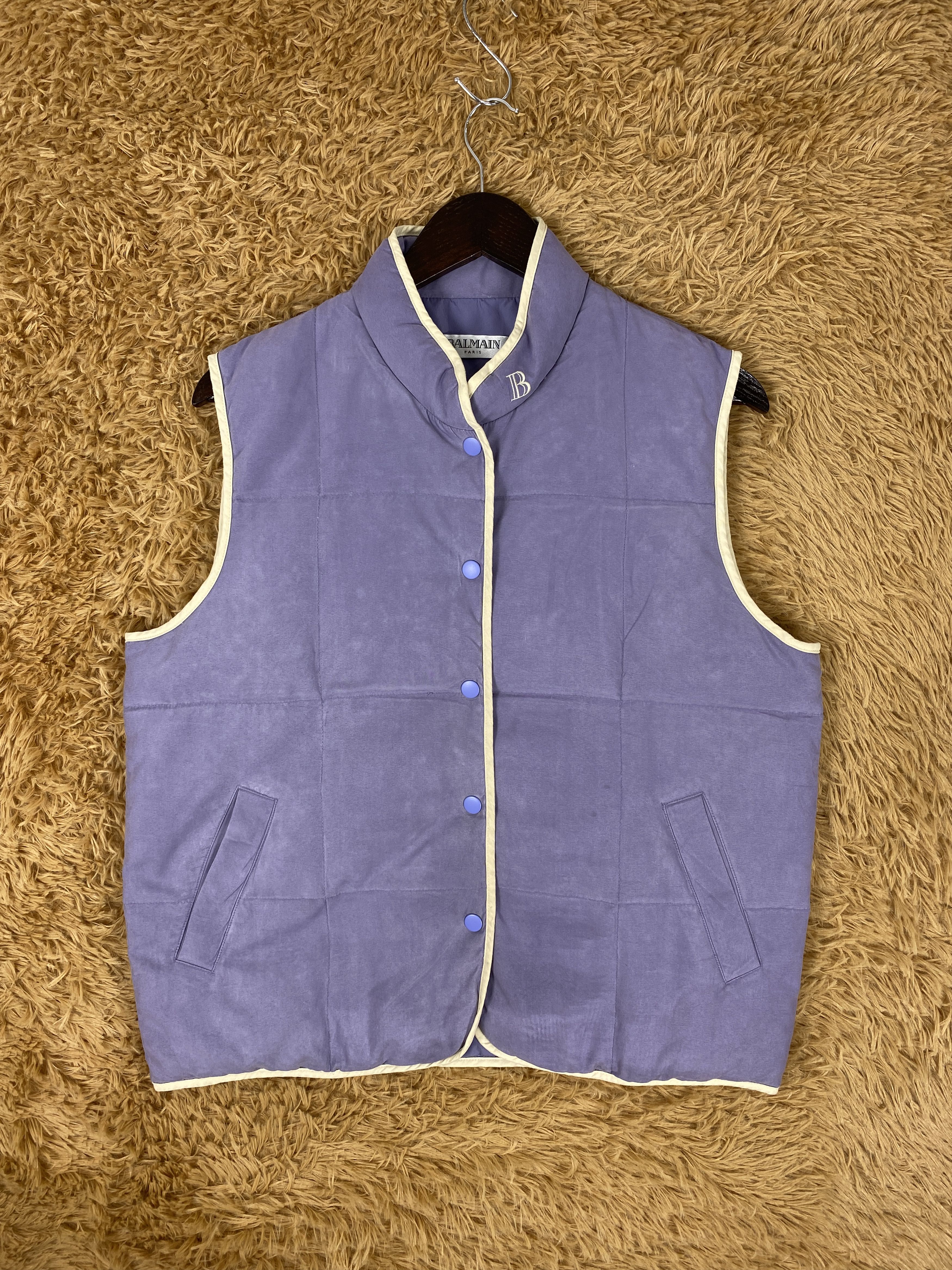 Balmain × Vintage Vintage Balmain Puffer Vest V0205 Size US S / EU 44-46 / 1 - 1 Thumbnail