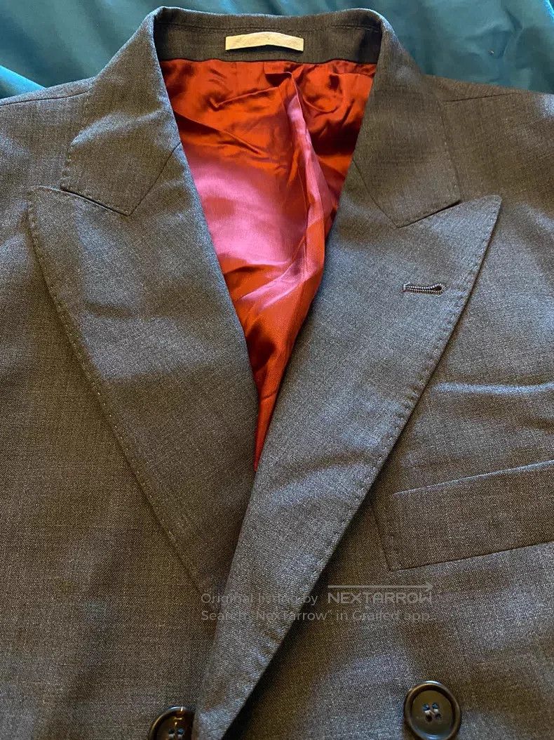 Brunello Cucinelli Brunello Cucinelli Double-breasted suit jacket Size 50L - 5 Thumbnail