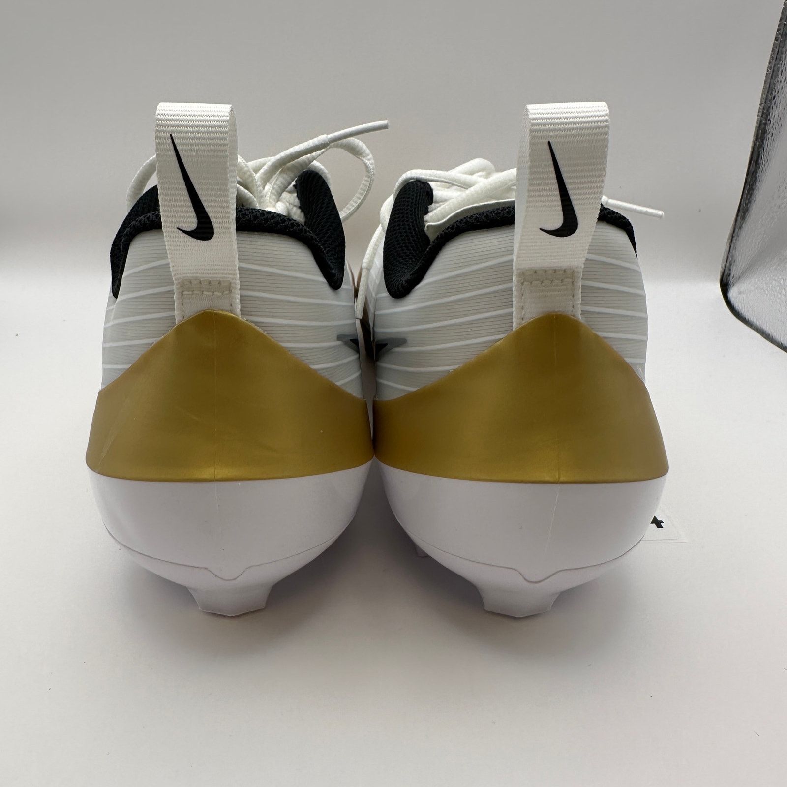 Nike NIKE Men's 12 Vapor Speed 3 White/Gold Football Cleats Size US 12 / EU 45 - 7 Thumbnail