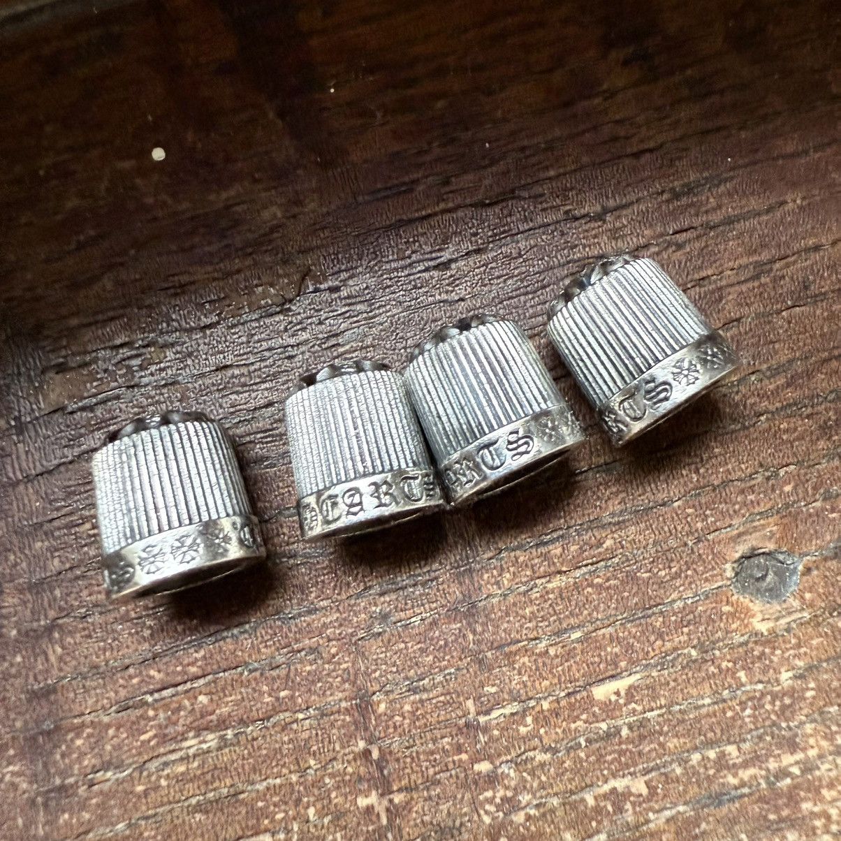 Chrome Hearts Chrome Hearts Factory Pave Tire Valve Caps Size ONE SIZE - 7 Thumbnail