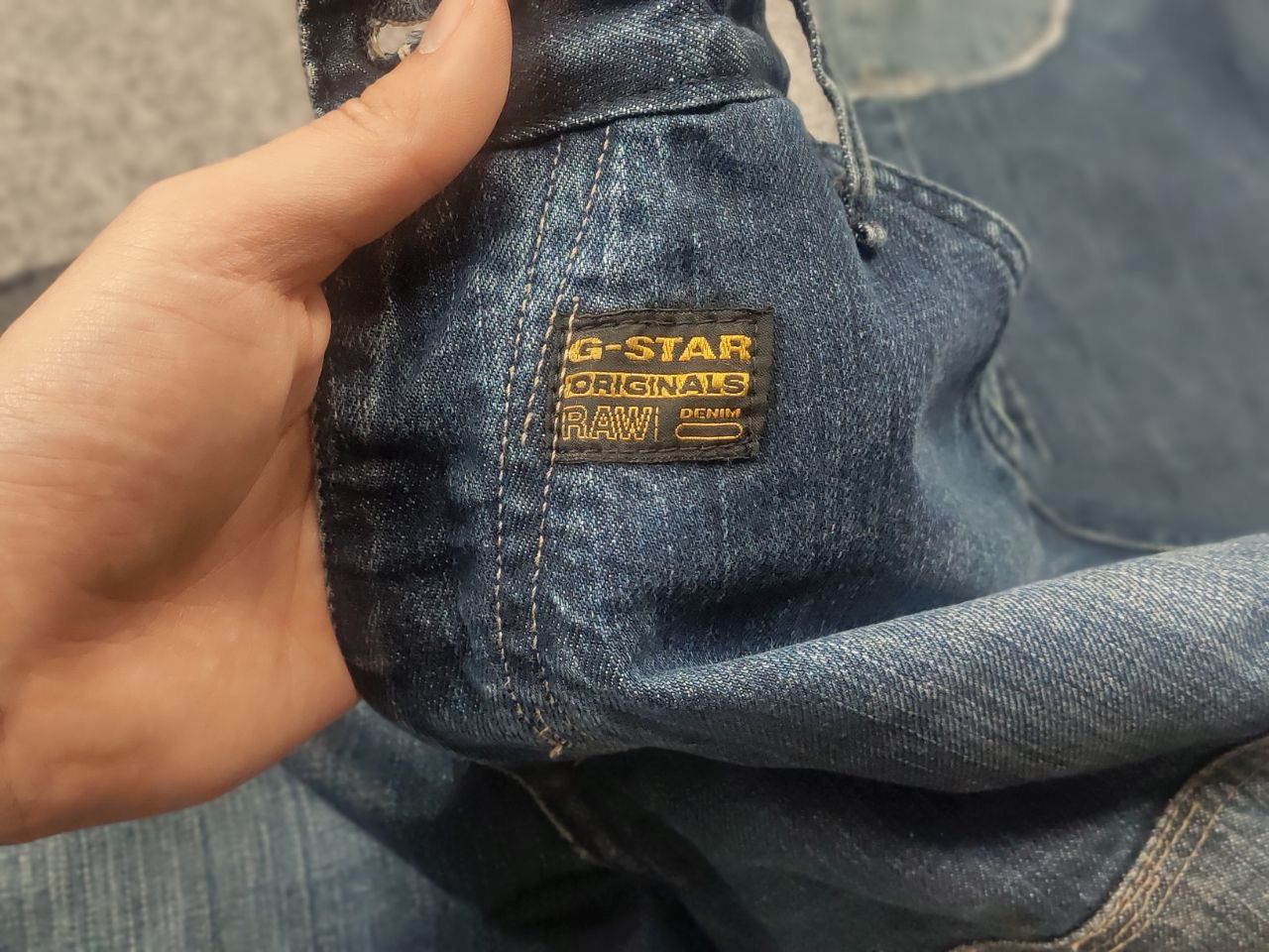 G-Star Rare Vintage G Star Raw Concept elwood Y2K Baggy Zip Jeans Size US 32 / EU 48 - 14 Thumbnail