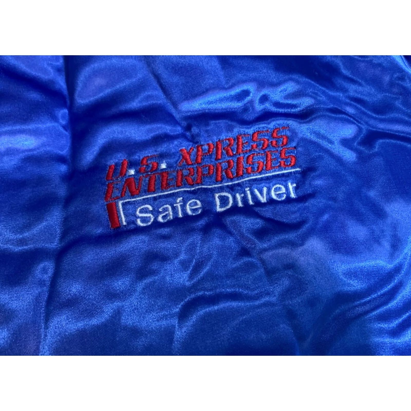 Express VINTAGE Westark Satin Puffer Jacket Adult Large Blue 90s Mens Size US L / EU 52-54 / 3 - 4 Thumbnail