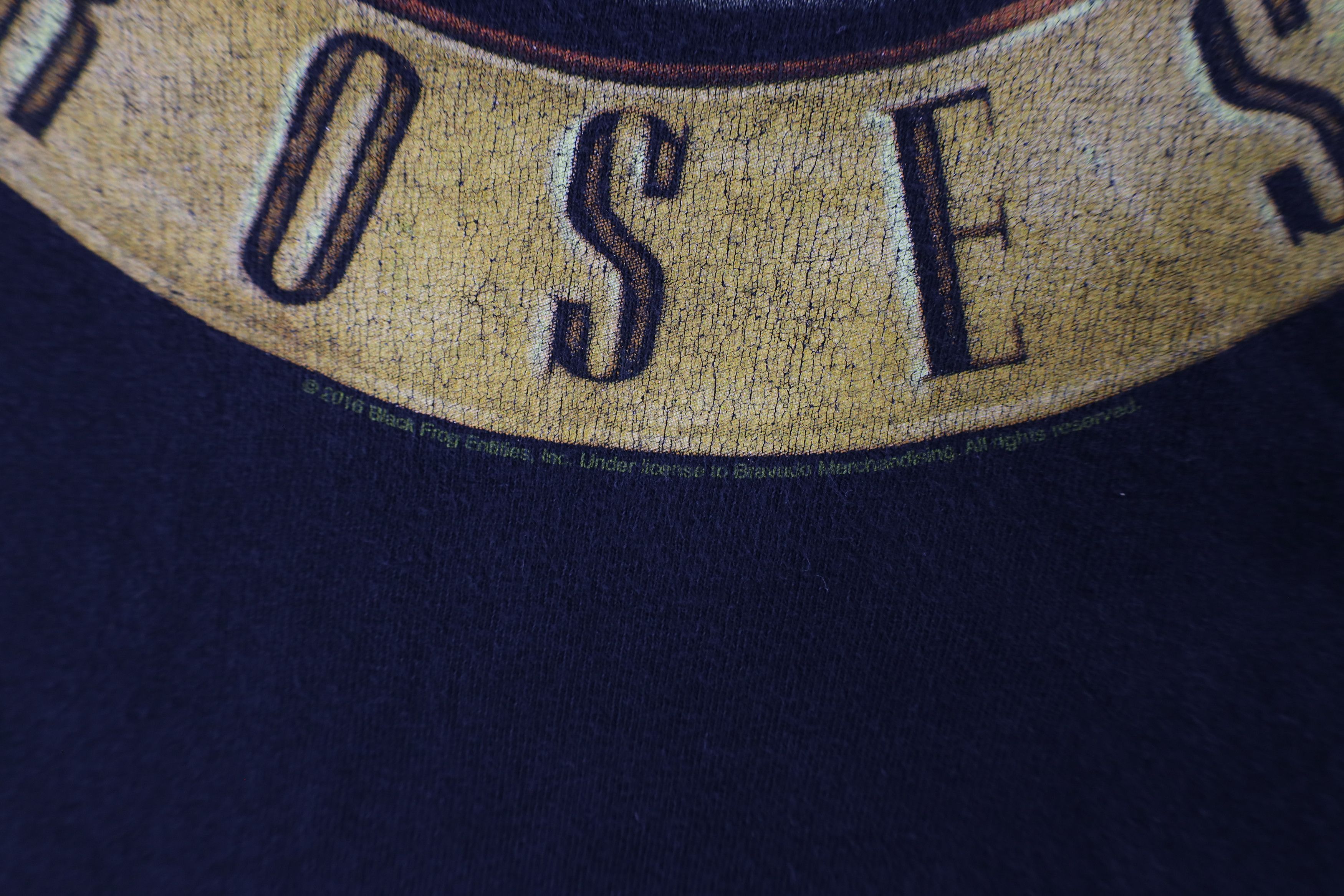 Vintage Retro Y2K Spell Guns n Roses Band Short Sleeve T-Shirt Black Size US XL / EU 56 / 4 - 5 Thumbnail