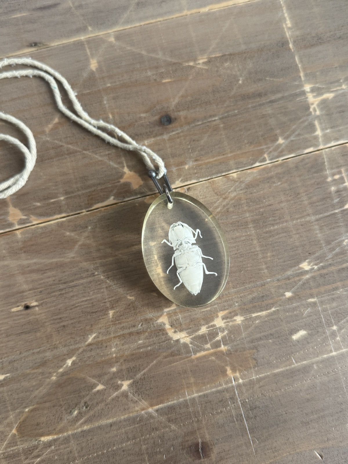 Maison Margiela Artisanal Rare Margiela Resin Beetle Necklace Size ONE SIZE - 2 Thumbnail