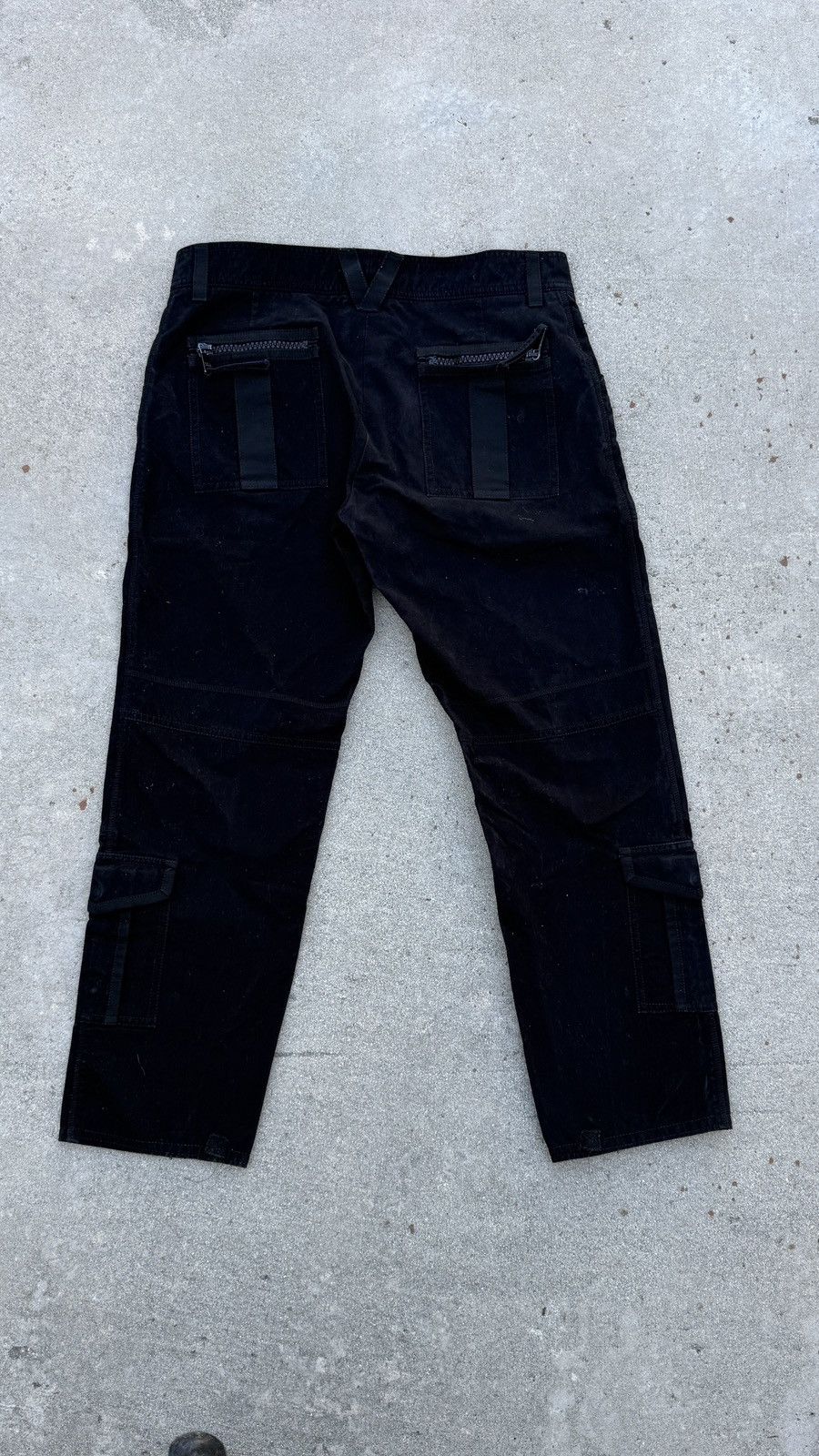Dolce & Gabbana Dolce Gabbana Black Cargo Pants y2k Size US 35 - 2 Thumbnail