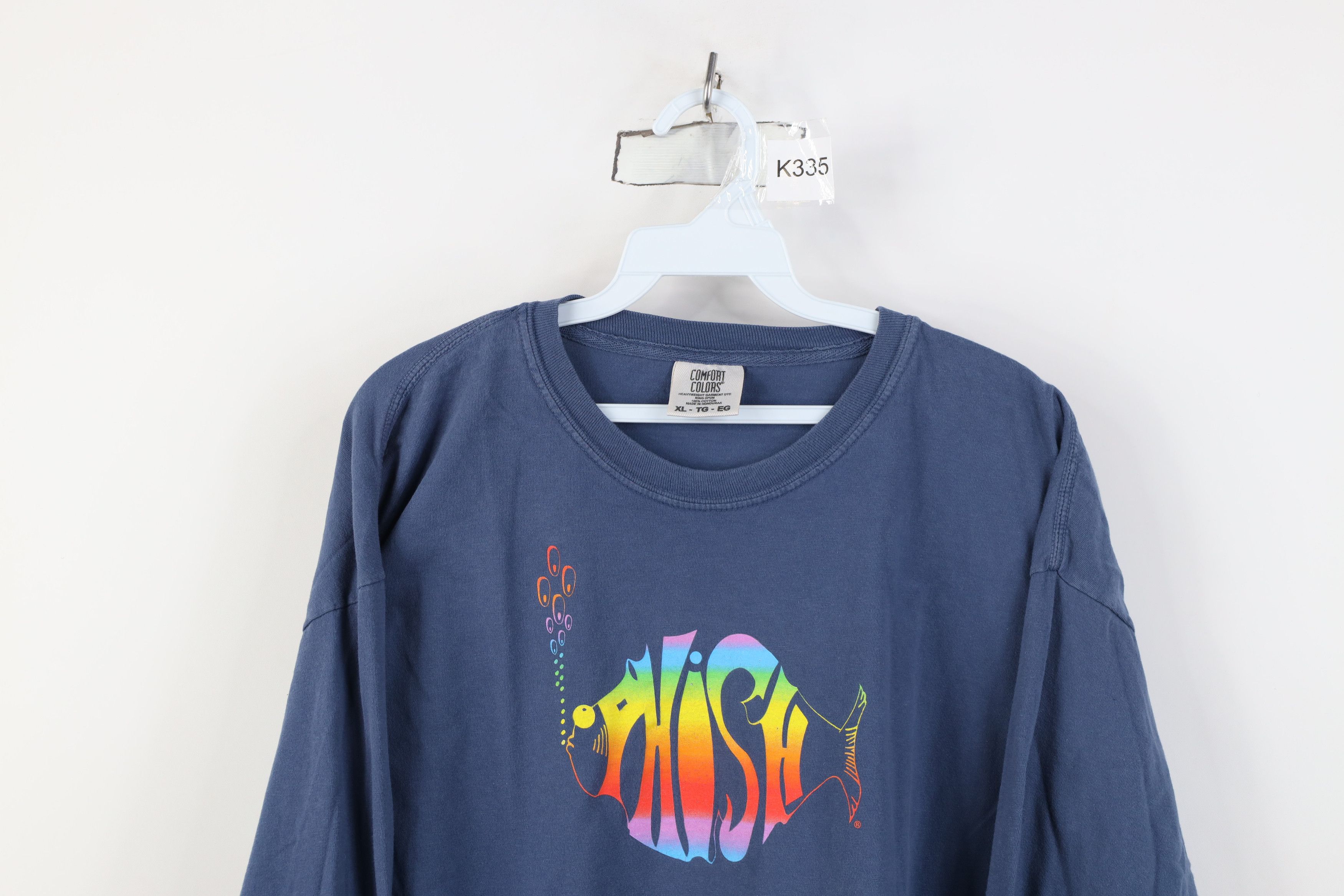 Vintage Vintage 90s Y2K Phish Band Long Sleeve T-Shirt Blue Size US XL / EU 56 / 4 - 2 Thumbnail