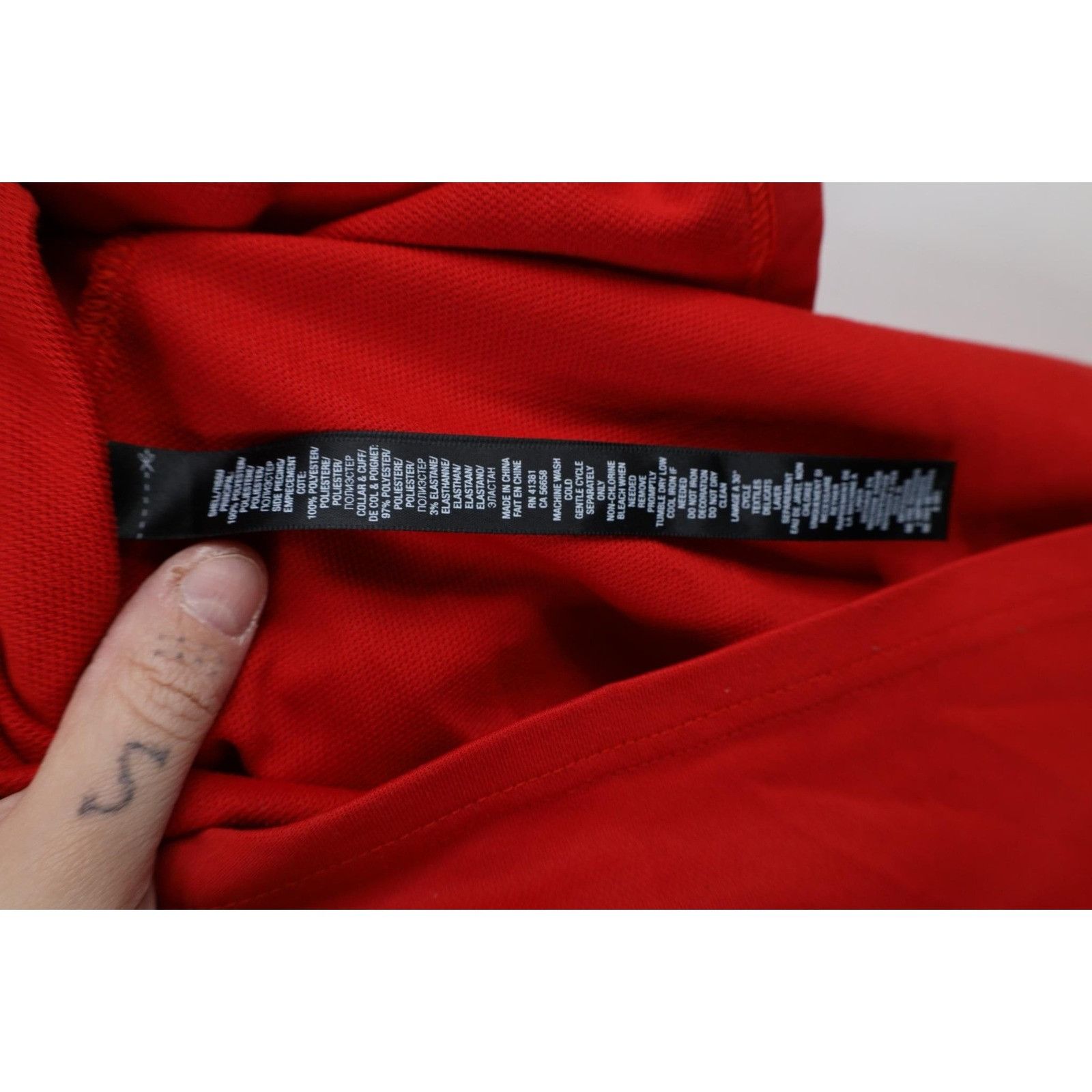 Polo Ralph Lauren Ralph Lauren RLX Distressed Spell Out Knit Tech Polo Size US M / EU 48-50 / 2 - 10 Thumbnail