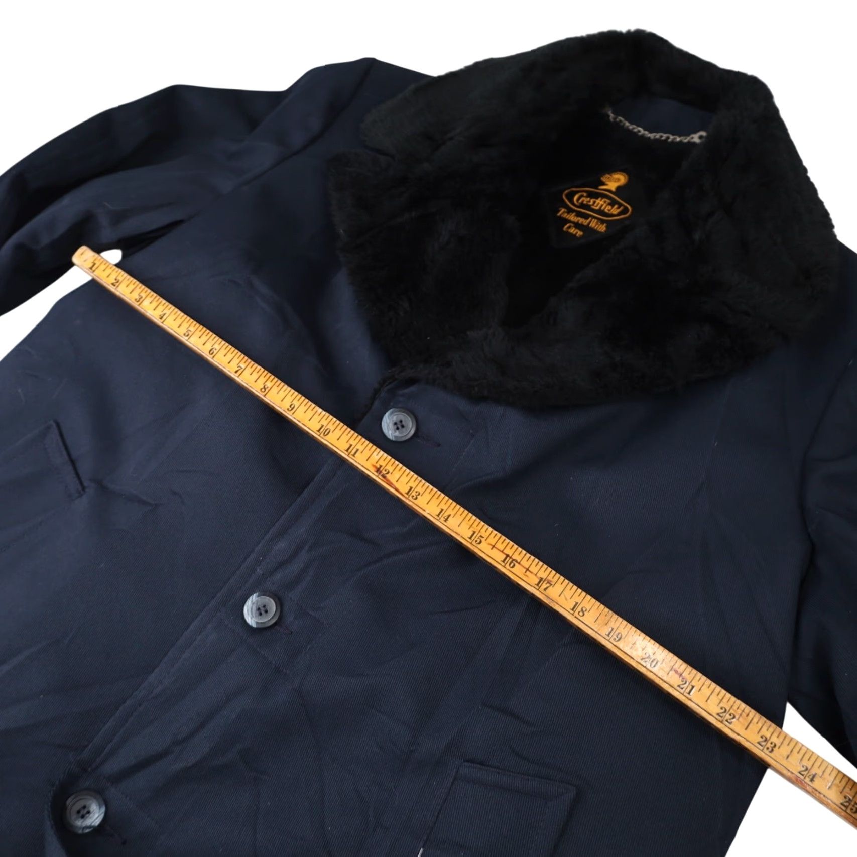 Vintage VINTAGE Crestfield Coat XL Mens Lined Black 50s 60s Overcoat Size US XL / EU 56 / 4 - 7 Thumbnail
