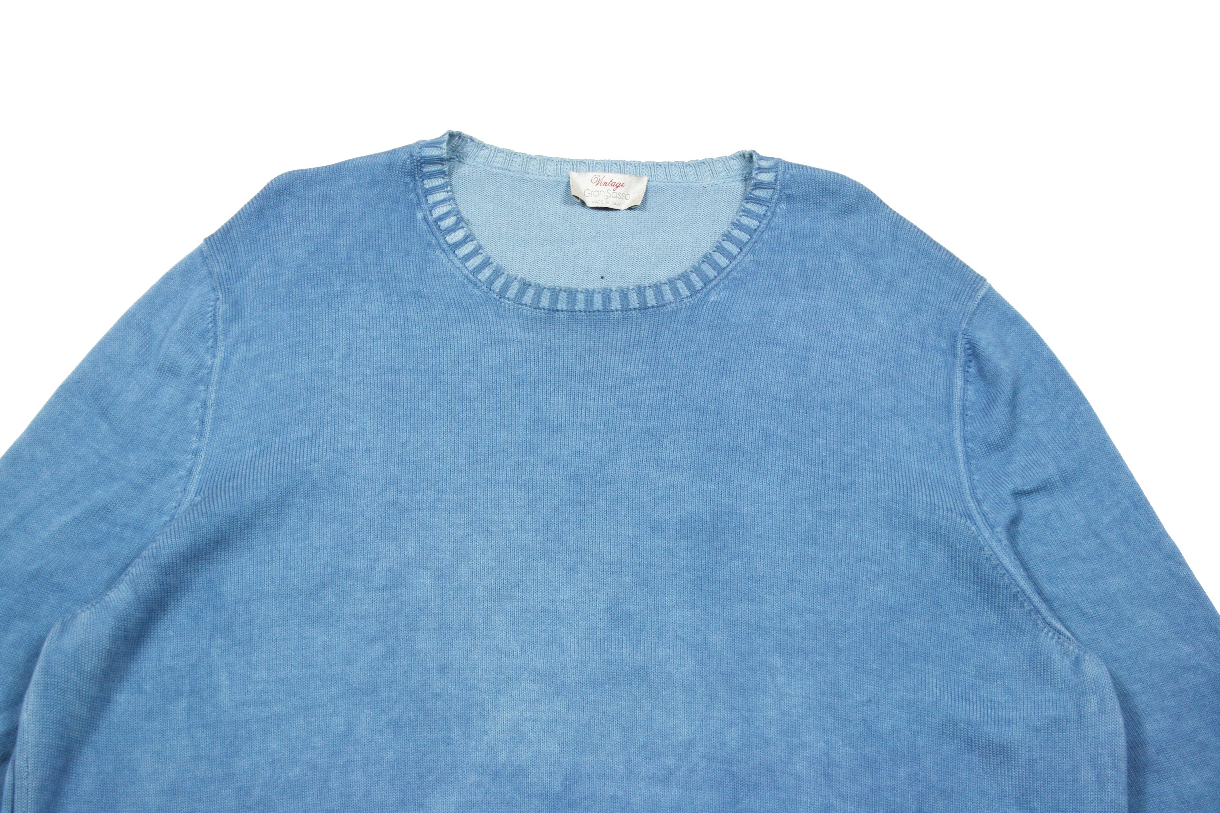 Gran Sasso Garment Dyed Cotton Sweater Size US XL / EU 56 / 4 - 3 Thumbnail