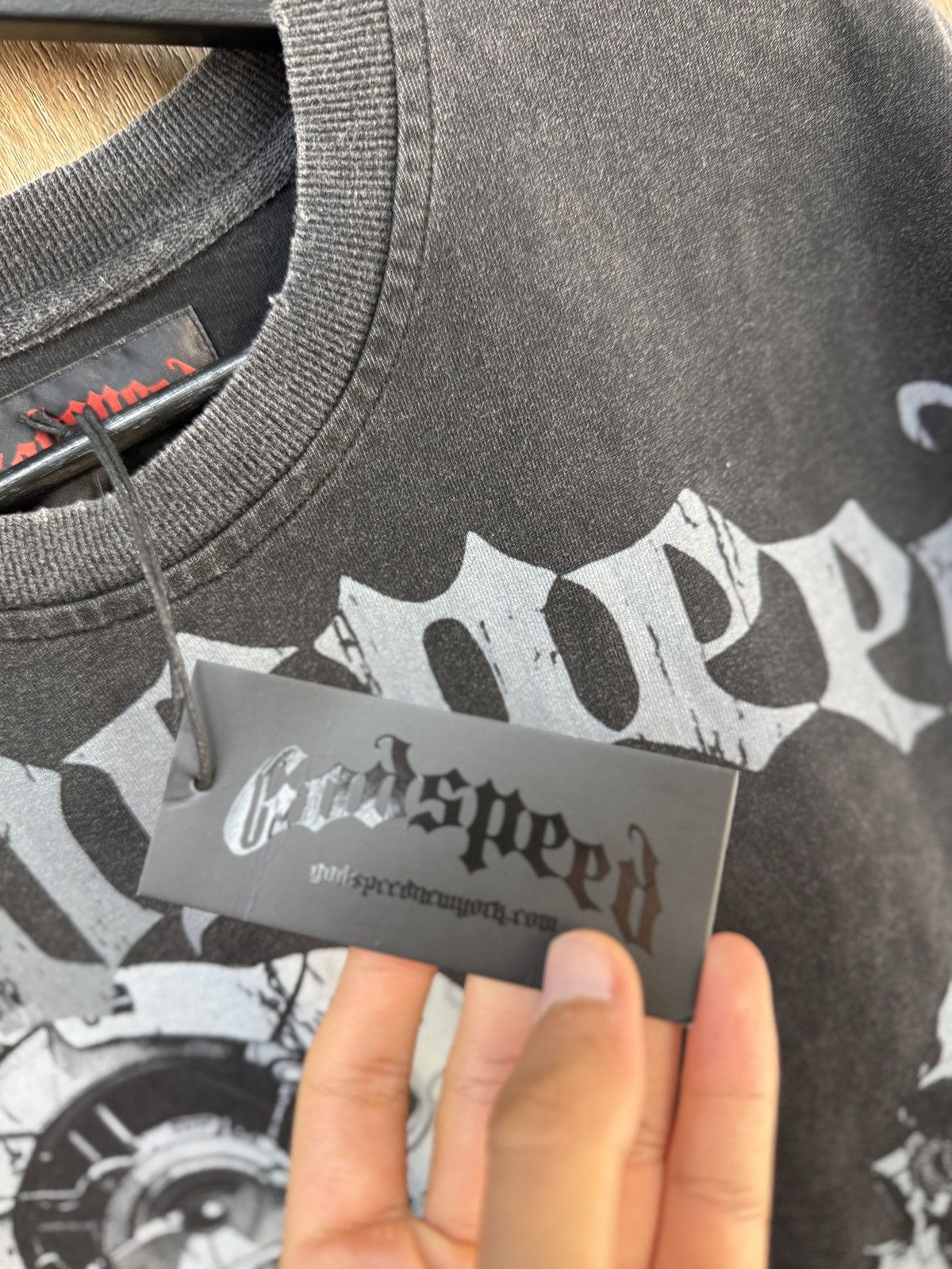 Godspeed Godspeed Grey Mankind Skull Short Sleeve Size US XS / EU 42 / 0 - 5 Thumbnail