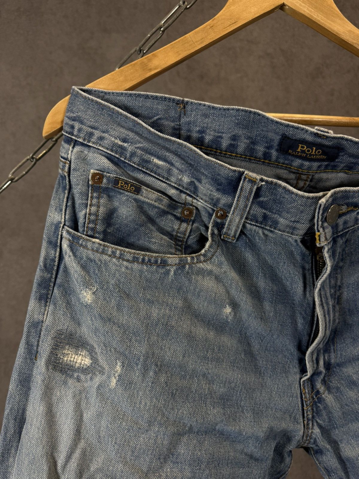 Polo Ralph Lauren Polo Ralph Lauren designer distressed jeans Size US 32 / EU 48 - 4 Thumbnail