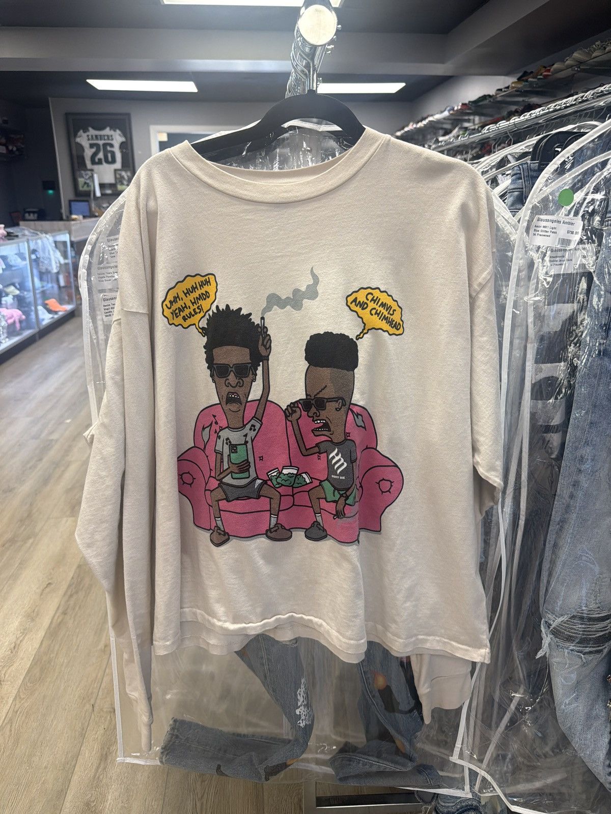 HMDD Hmdd 4/20 beavis & butthead Graphic Long Sleeve Size US L / EU 52-54 / 3 - 1 Thumbnail