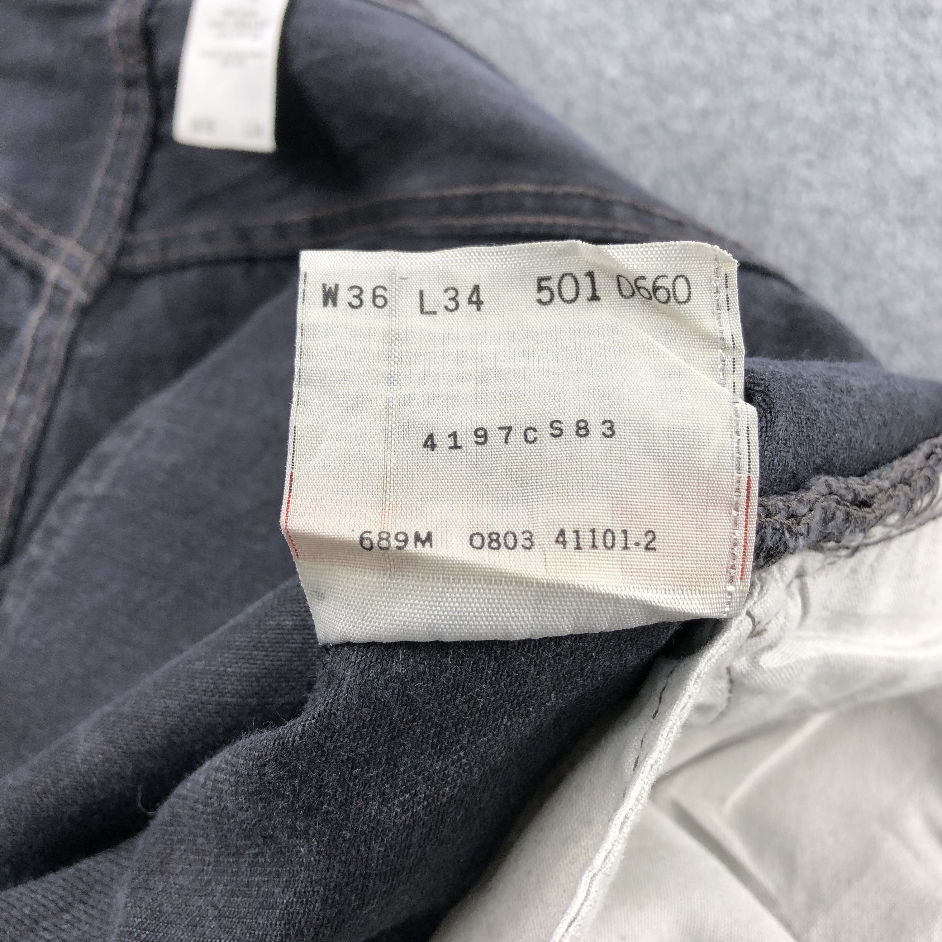 Levi's Vintage Distress Levis 501 Jeans-JM1668 Size US 38 / EU 54 - 14 Thumbnail