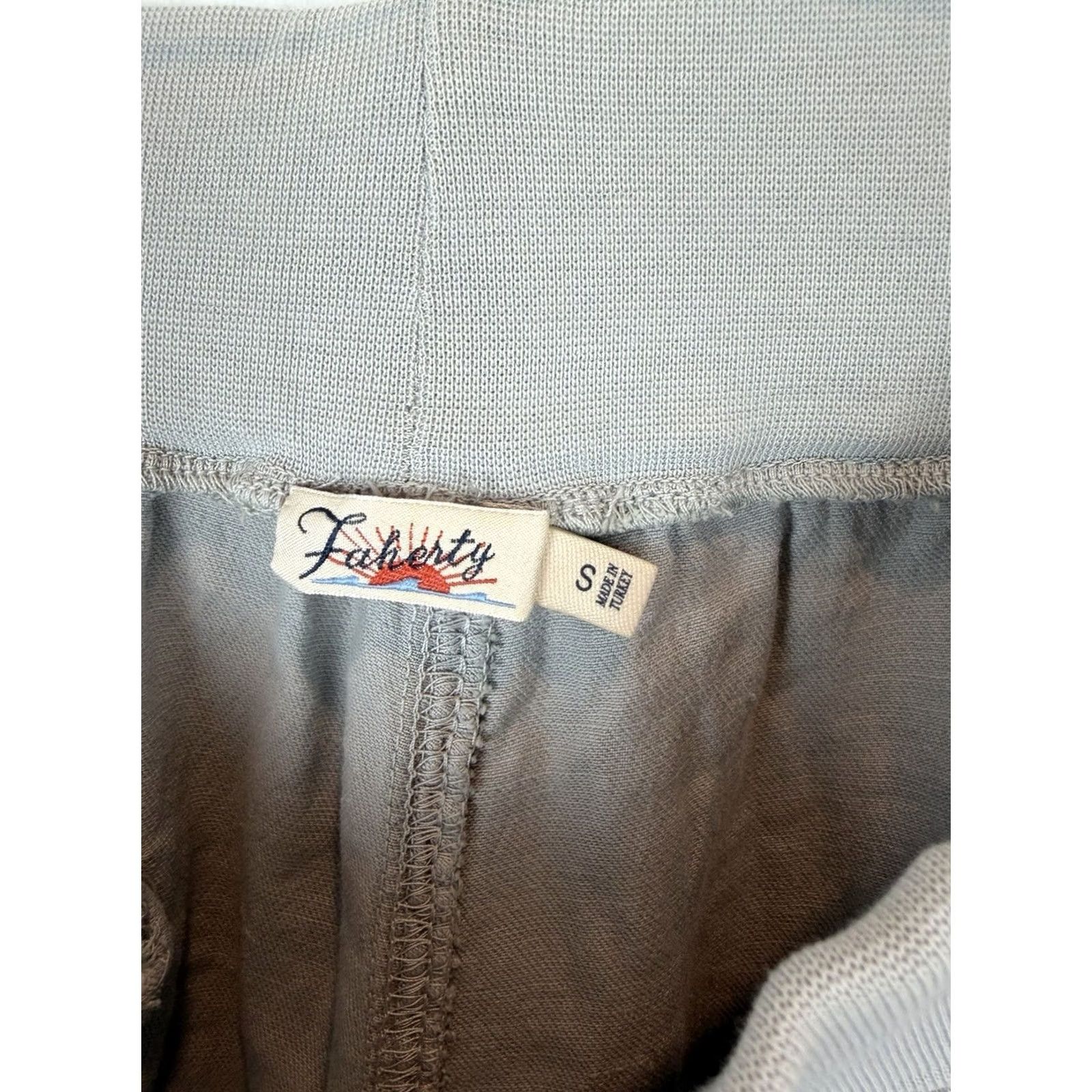 Faherty Faherty Pants Womens Small Gray Linen Tencel Blend Jogger Casual Small Gray Linen Tencel Blend Jogger Womens Size 28" / US 6 / IT 42 - 3 Thumbnail