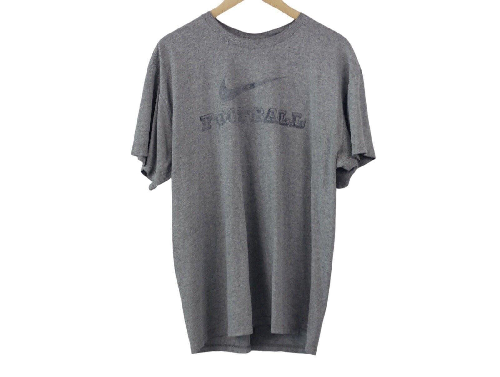 Nike Vintage Nike Football Heather Grey T Shirt Y2K Size XL Size US XL / EU 56 / 4 - 1 Thumbnail