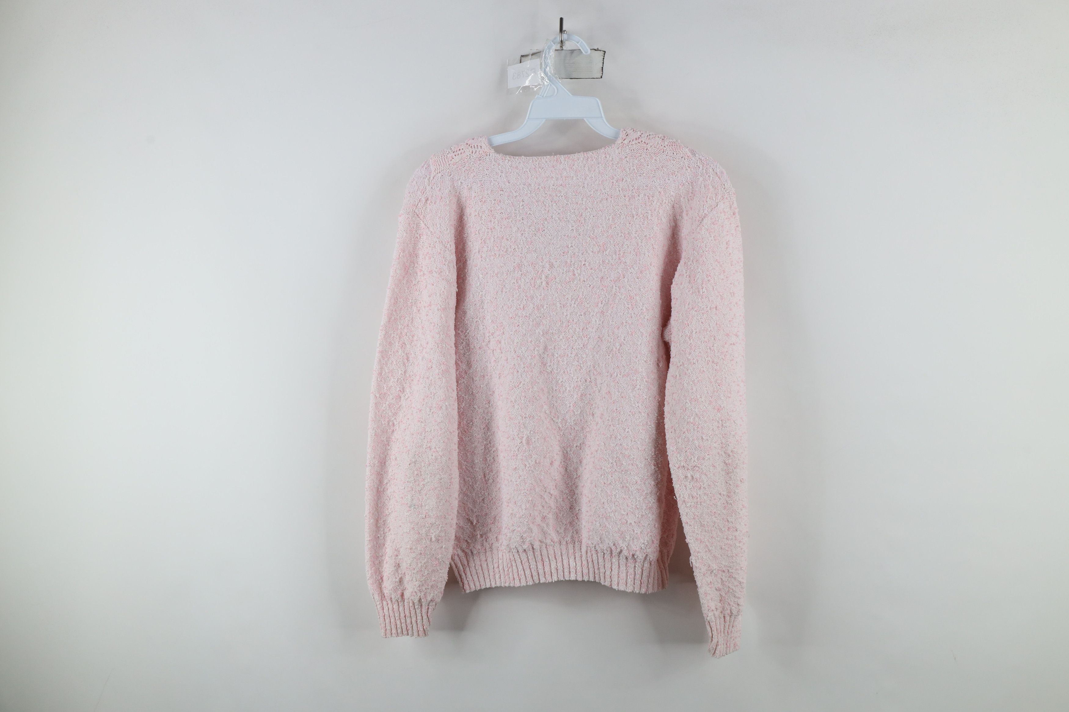 Vintage Vintage 90s Streetwear Textured Frill Collar Knit Sweater Size M / US 6-8 / IT 42-44 - 7 Thumbnail
