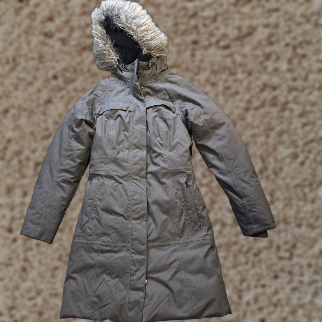 The North Face The North Face Arctic Parka Jacket Womens XS Gray Down Pockets Mid Length Warm Regular Outdoor Winter Versus Parka Size XS / US 0-2 / IT 36-38 - 1 Thumbnail