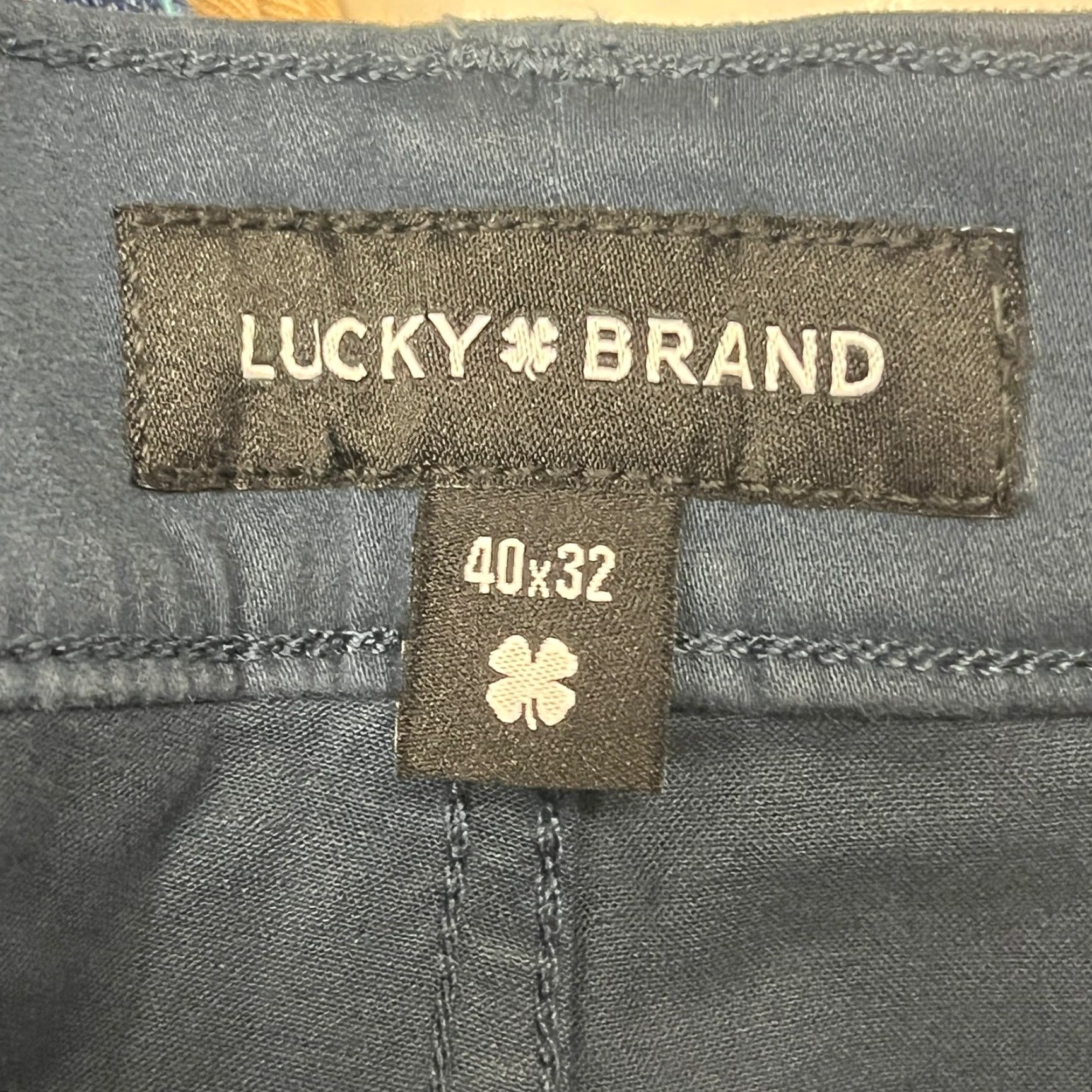 Lucky Brand Lucky Brand Pants Mens 40x32 Blue 121 Slim Straight Golf Chino Performance Casual Size US 40 / EU 56 - 4 Thumbnail