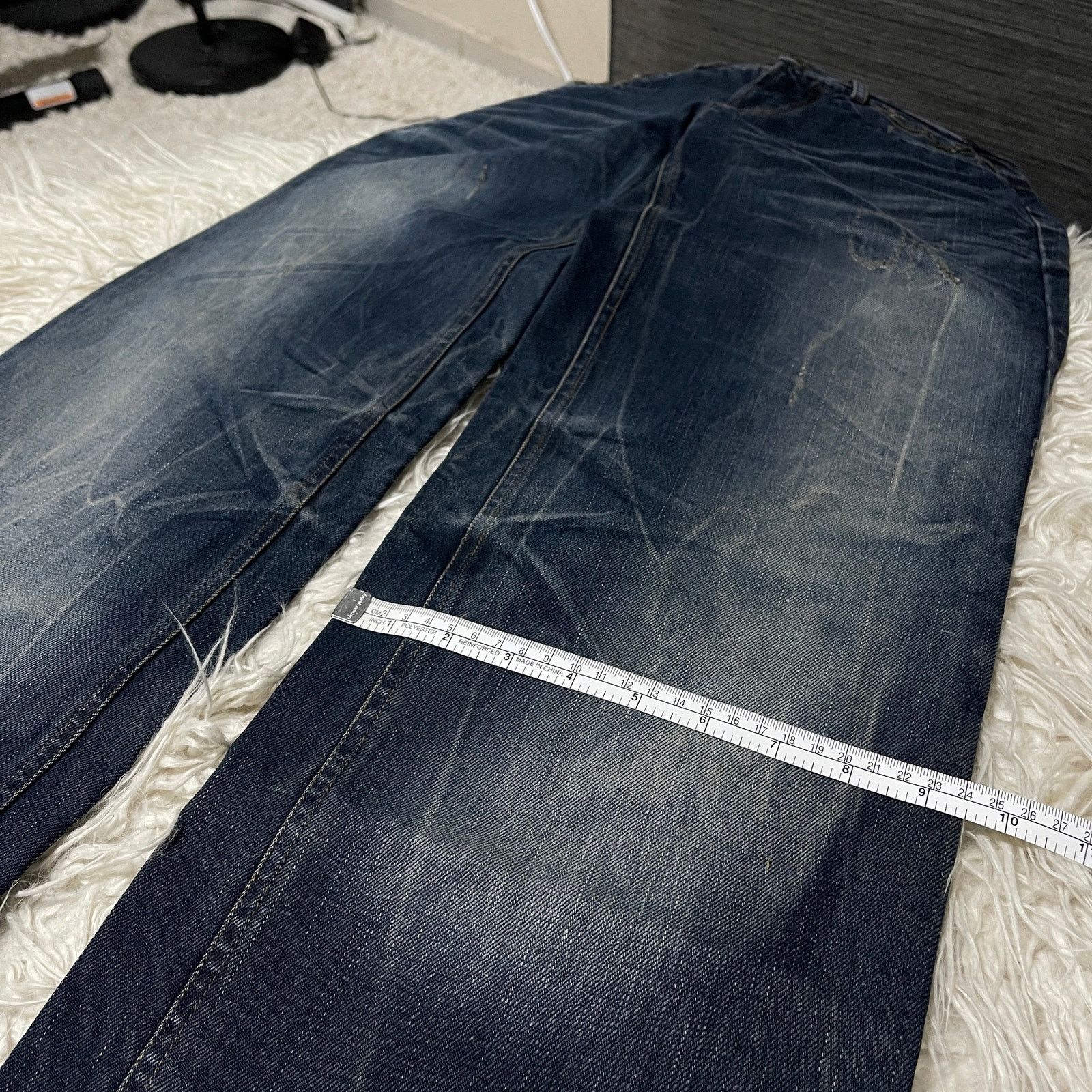 Hysteric Glamour × Japanese Brand × Vintage Vintage Faded Wash Low-rise Denim Jeans Blue size 29 Size 29" - 10 Thumbnail