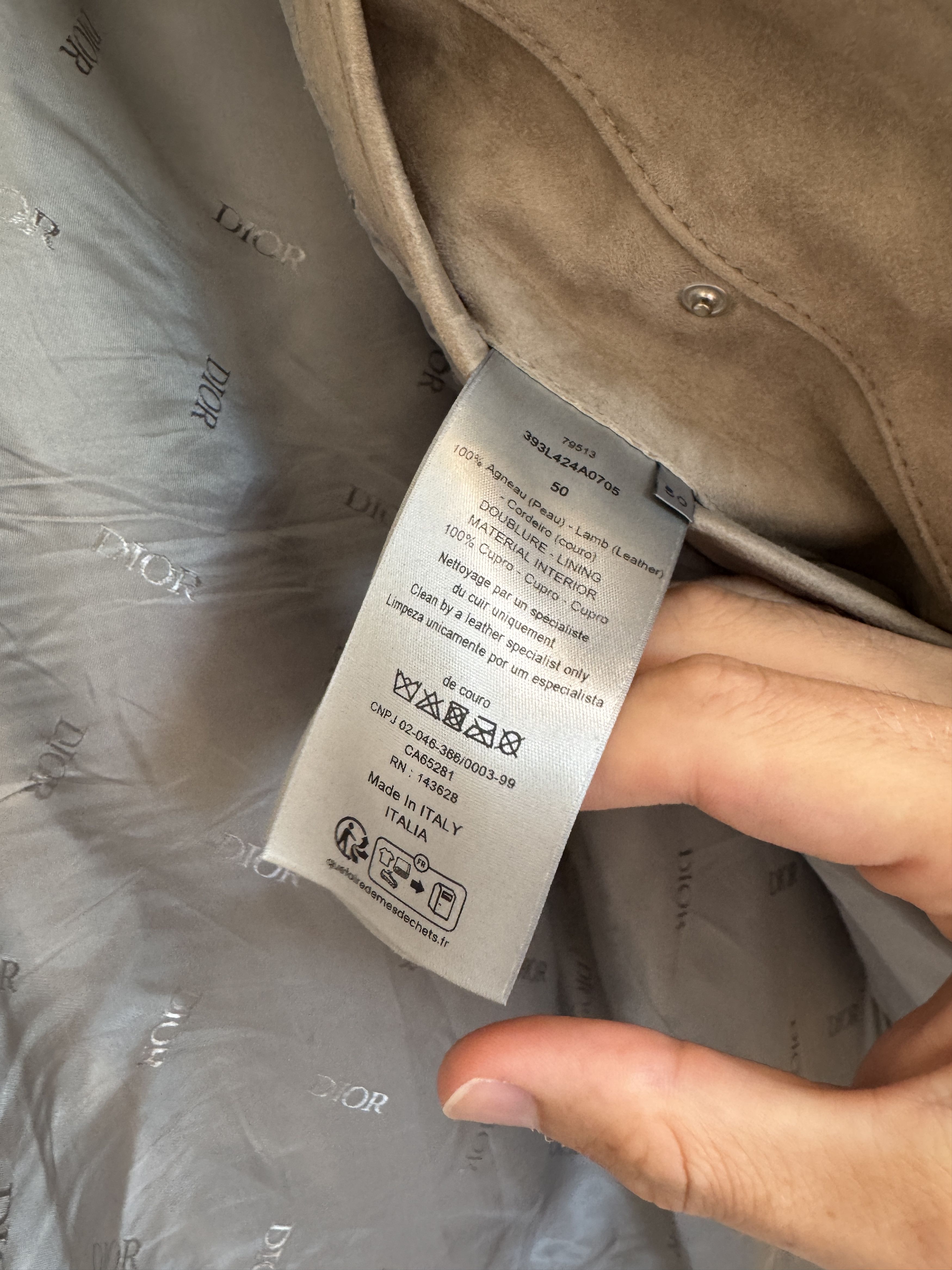 Dior Dior Grey Suede Jacket Size US M / EU 48-50 / 2 - 11 Thumbnail