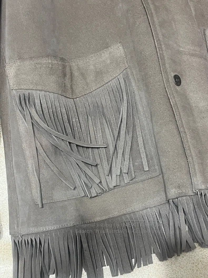 Schott Schott Fringed streamers, suede leather jackets, jackets, Size US XL / EU 56 / 4 - 4 Thumbnail