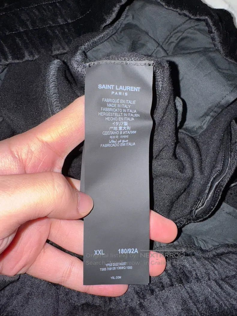 Saint Laurent Paris Saint Laurent Paris size XXL Velvet Elastic Men's Casual P Size US 28 / EU 44 - 3 Thumbnail